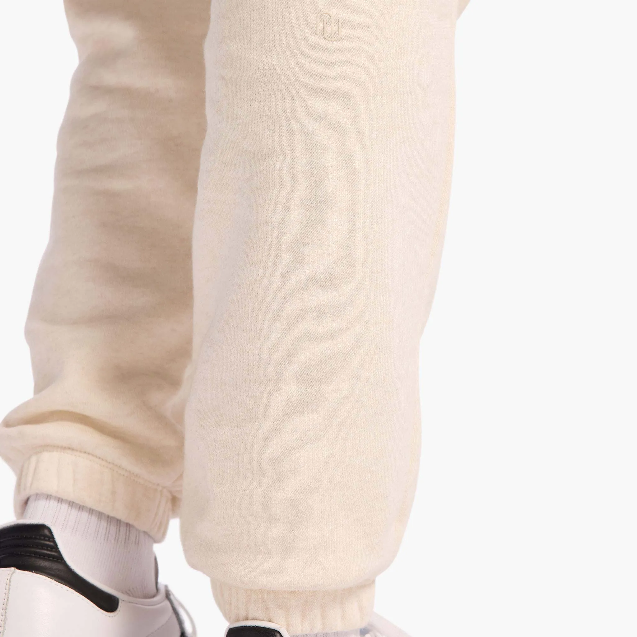 Vintage Fleece Jogger | Heather Bone sold by nuuds product image thumbnail 5