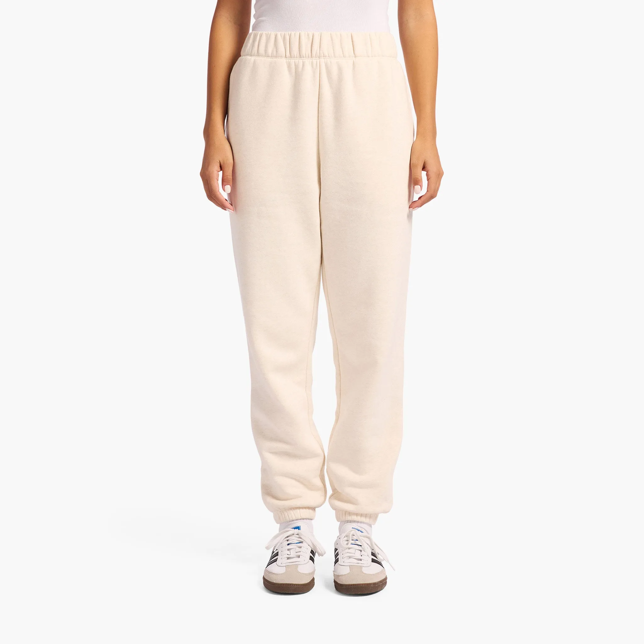 Vintage Fleece Jogger | Heather Bone sold by nuuds product image thumbnail 2