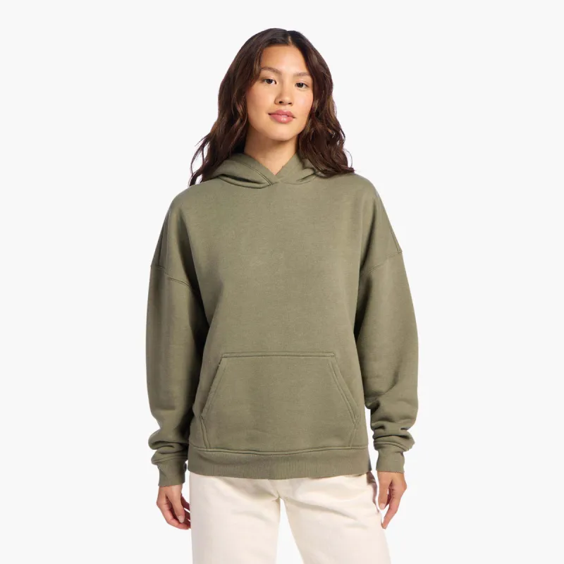 Vintage Fleece Hoodie | Olive sold by nuuds