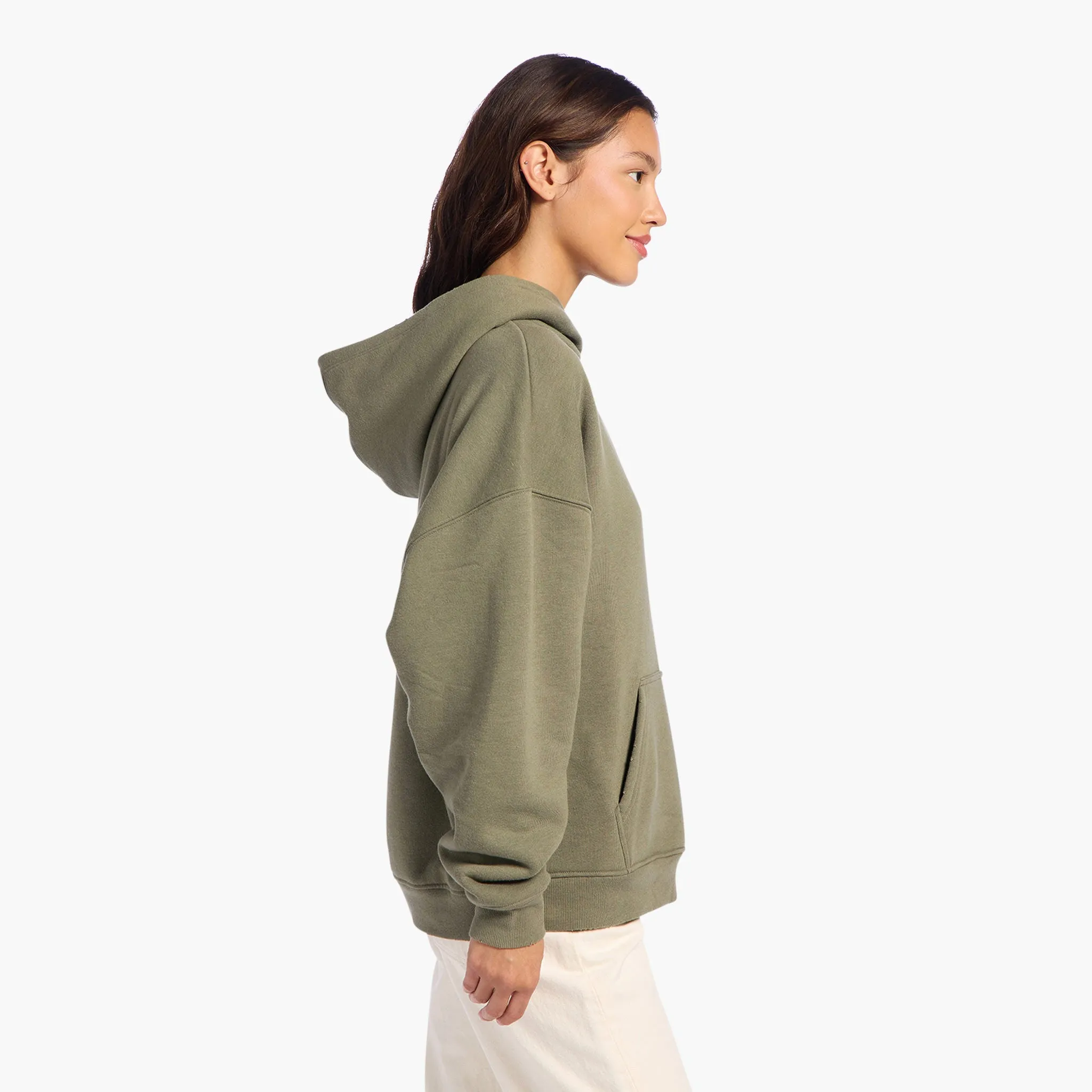 Vintage Fleece Hoodie | Olive sold by nuuds product image thumbnail 3