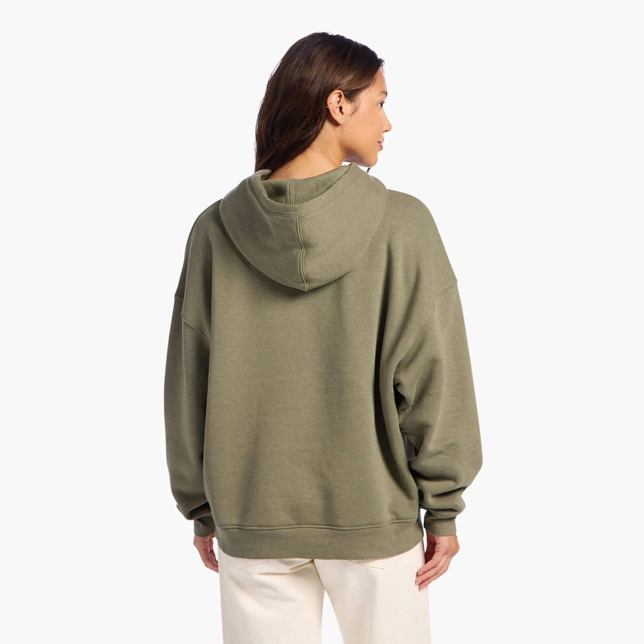Vintage Fleece Hoodie | Olive sold by nuuds product image thumbnail 4