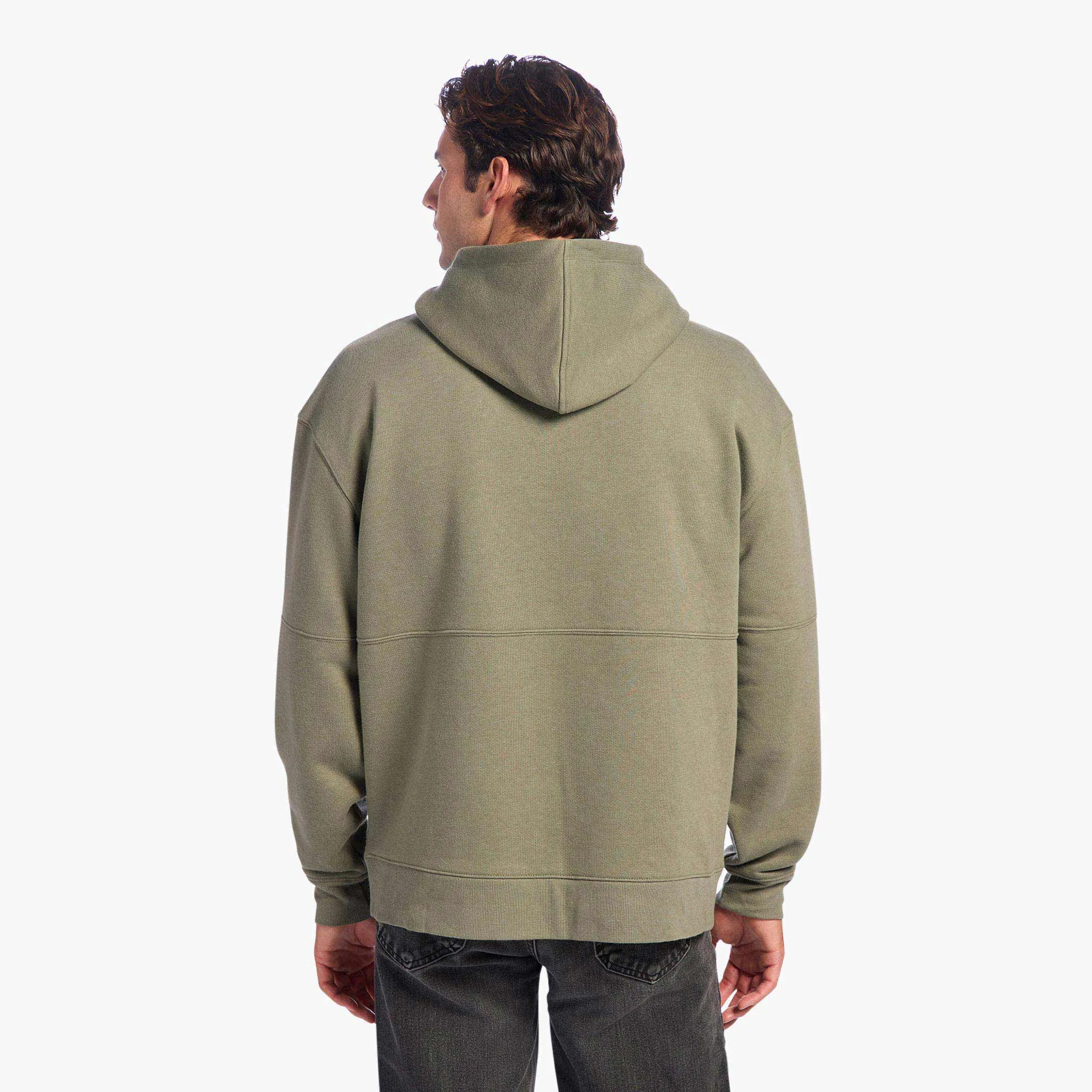 Vintage Fleece Men's Hoodie | Olive sold by nuuds product image thumbnail 4