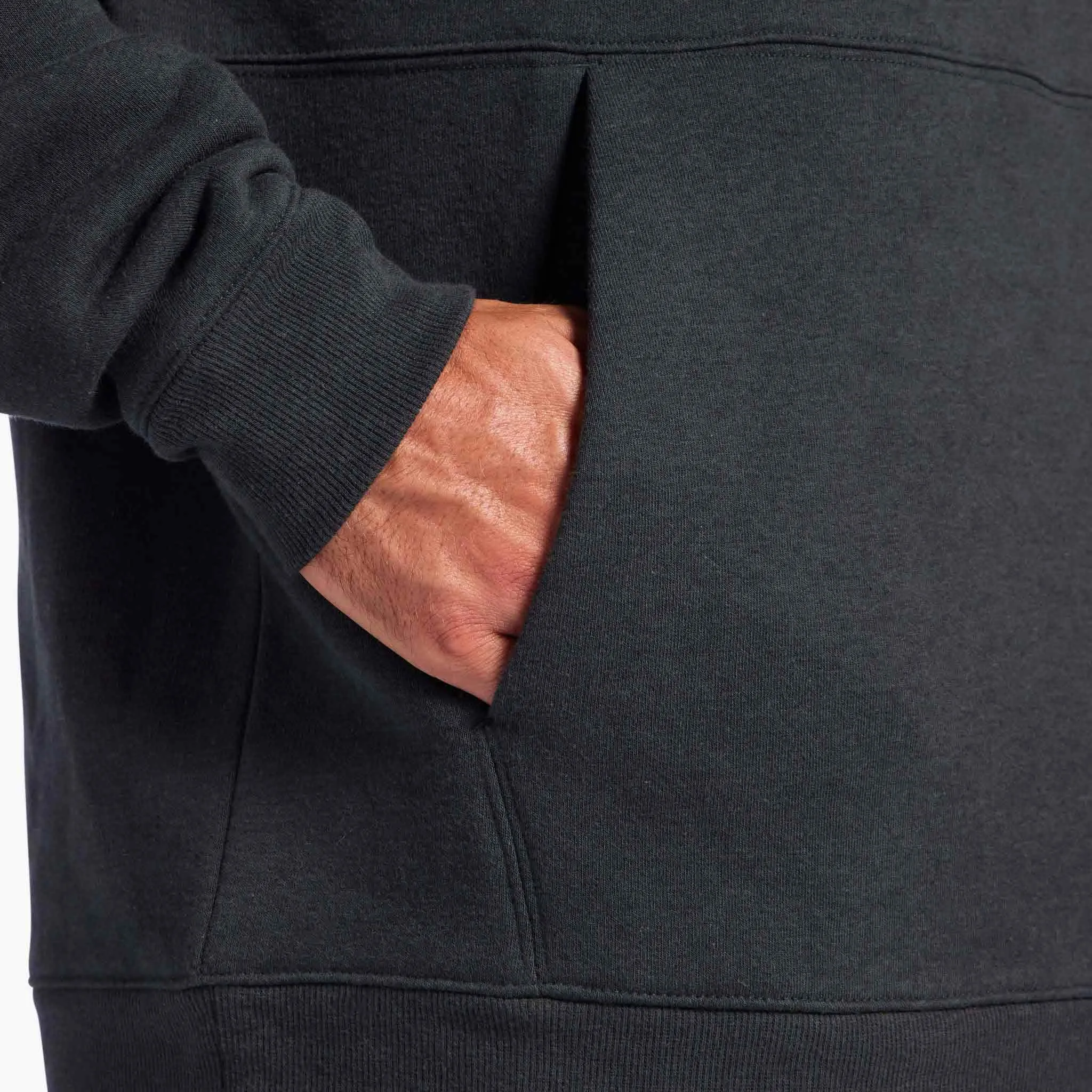 Vintage Fleece Men's Hoodie | Black sold by nuuds product image thumbnail 5