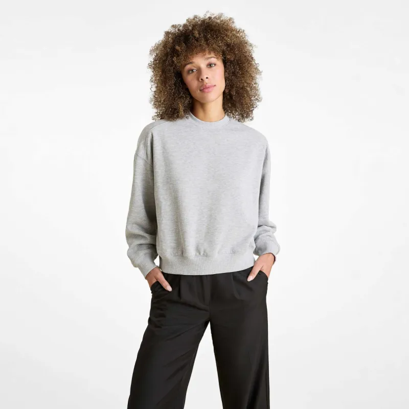 Classic Crewneck Sweatshirt | Heather Grey sold by nuuds