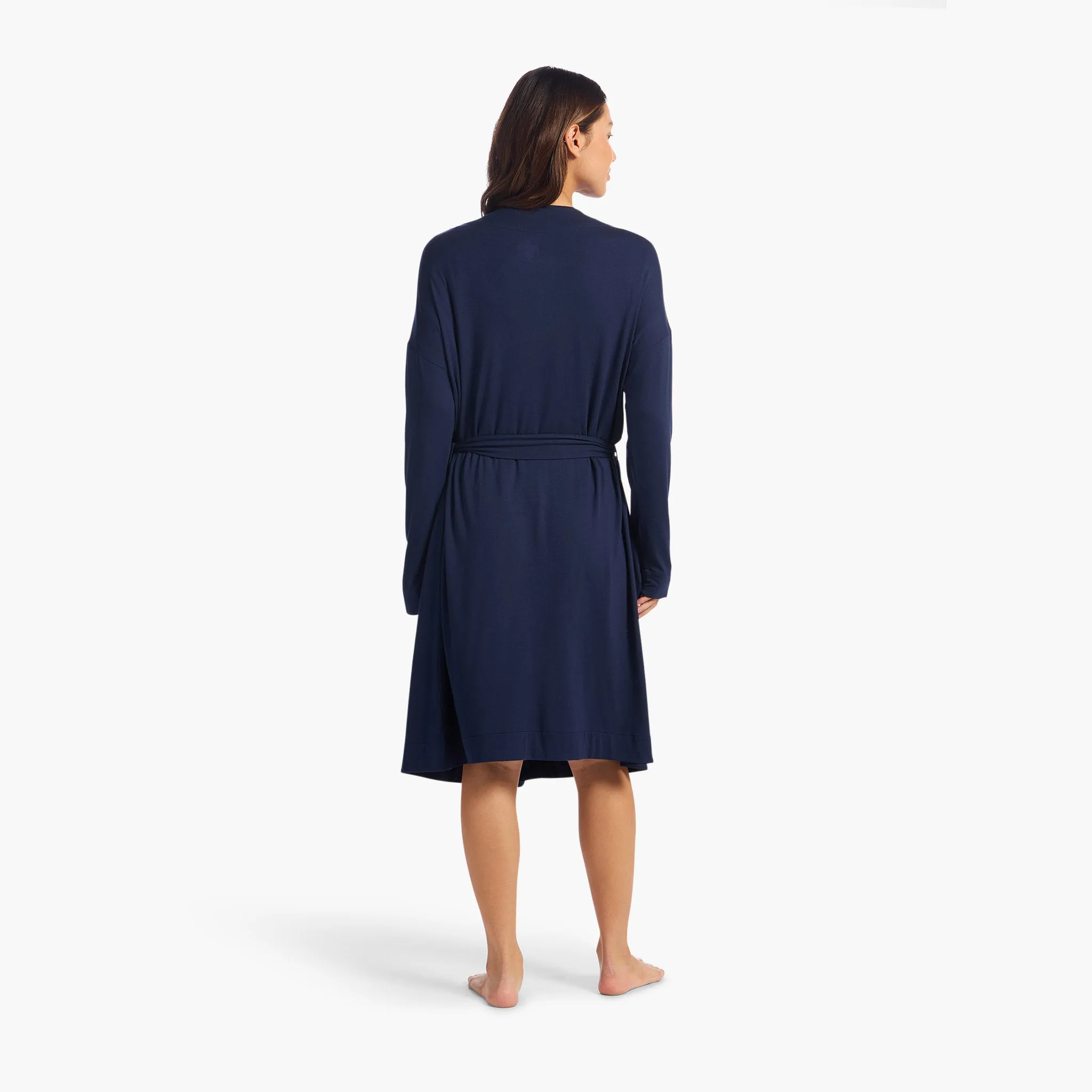 Lounge Robe | Navy sold by nuuds product image thumbnail 4