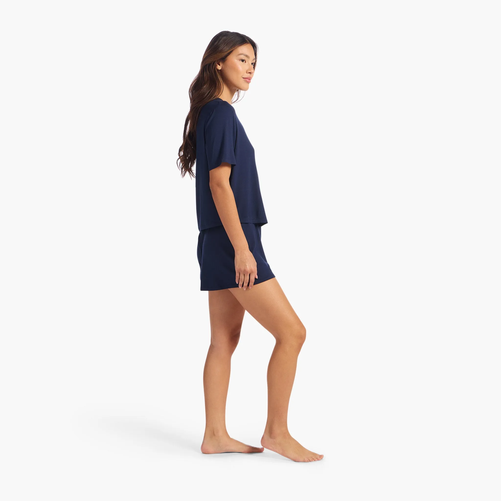 Pajama Short Set | Navy sold by nuuds product image thumbnail 3
