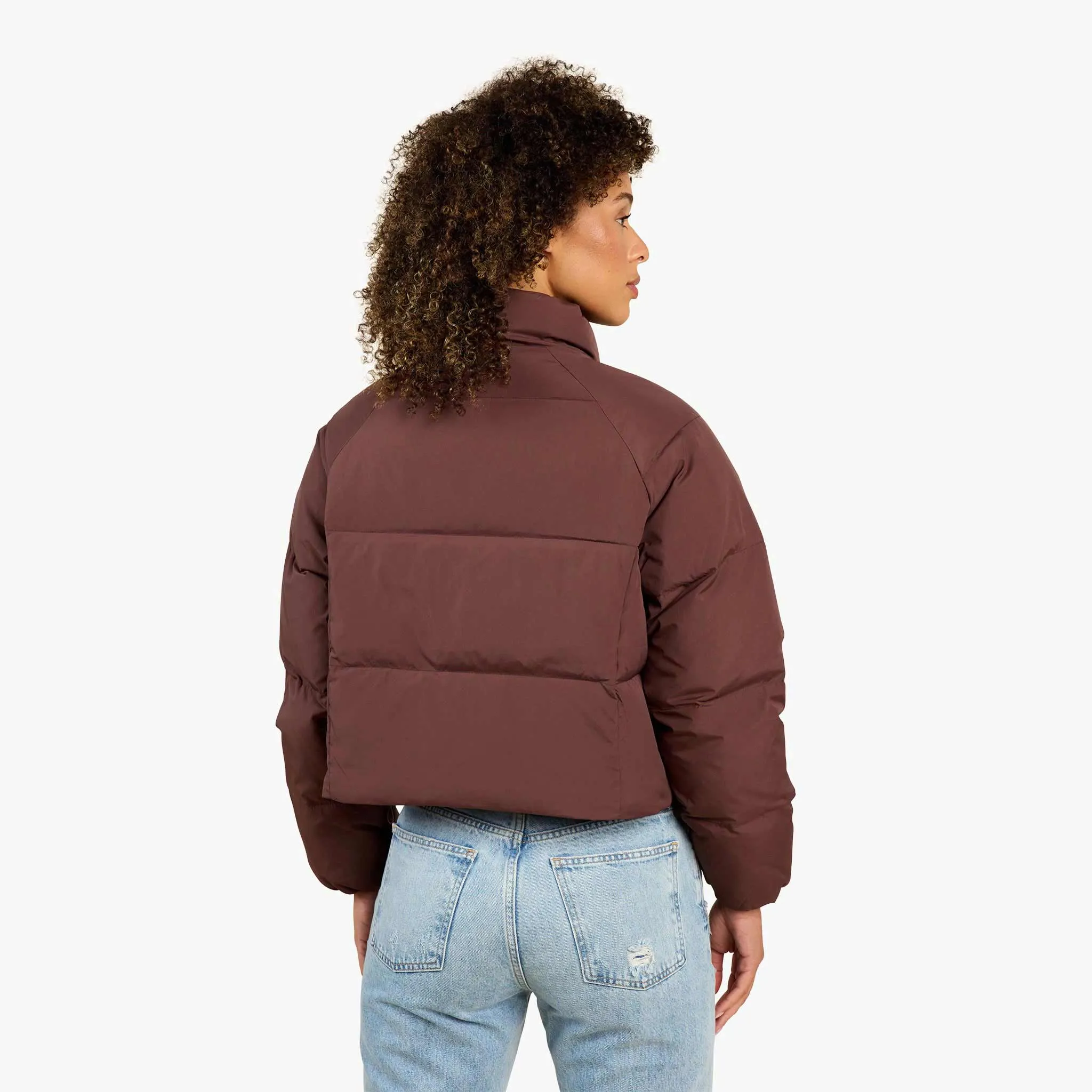 Peak Puffer Jacket | Coffee sold by nuuds product image thumbnail 4