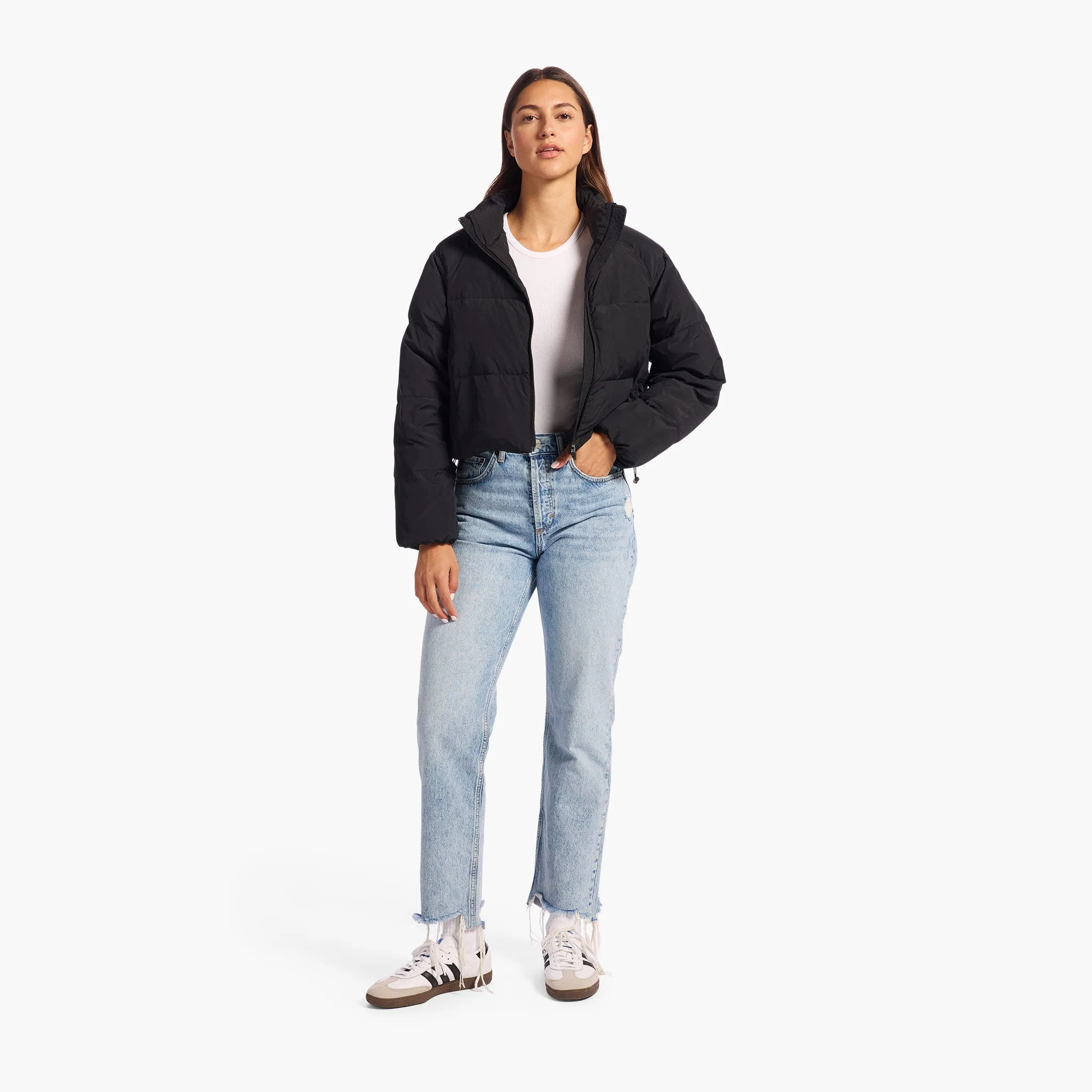 Peak Puffer Jacket | Black sold by nuuds product image thumbnail 2