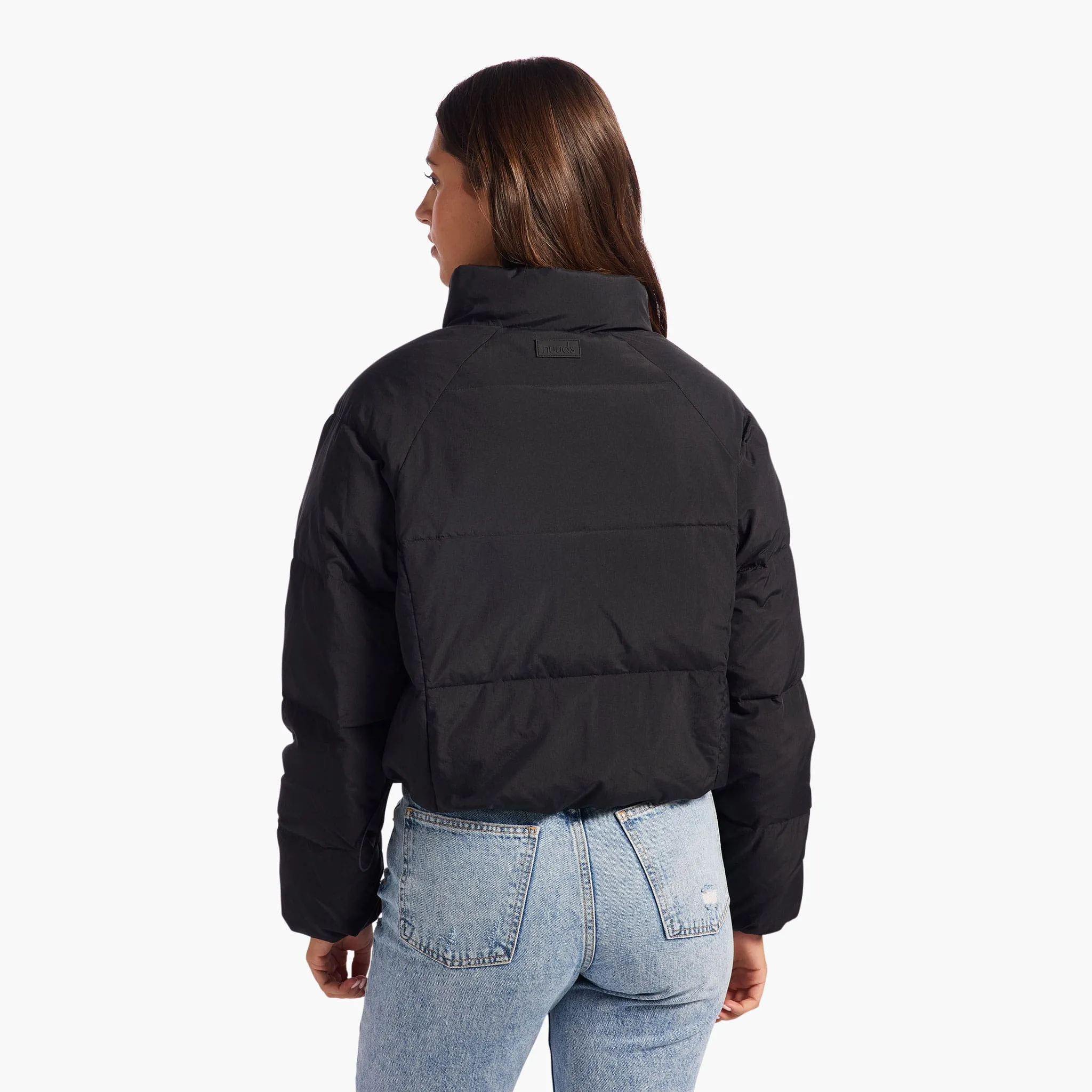 Peak Puffer Jacket | Black sold by nuuds product image thumbnail 4