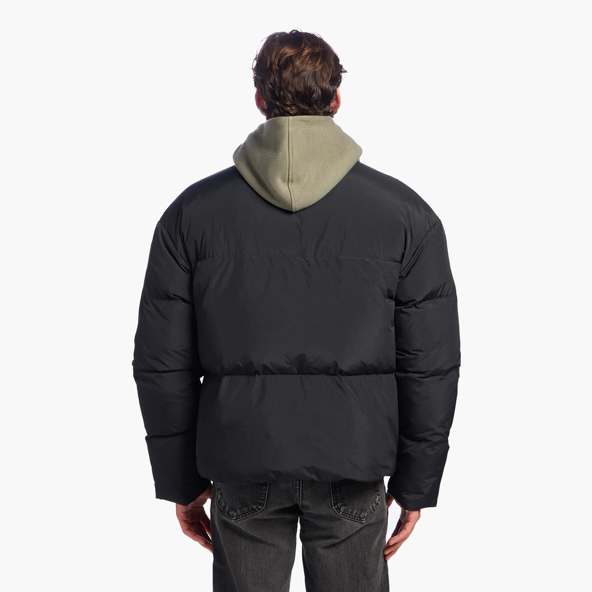 Men's Peak Puffer Jacket | Black sold by nuuds product image thumbnail 4