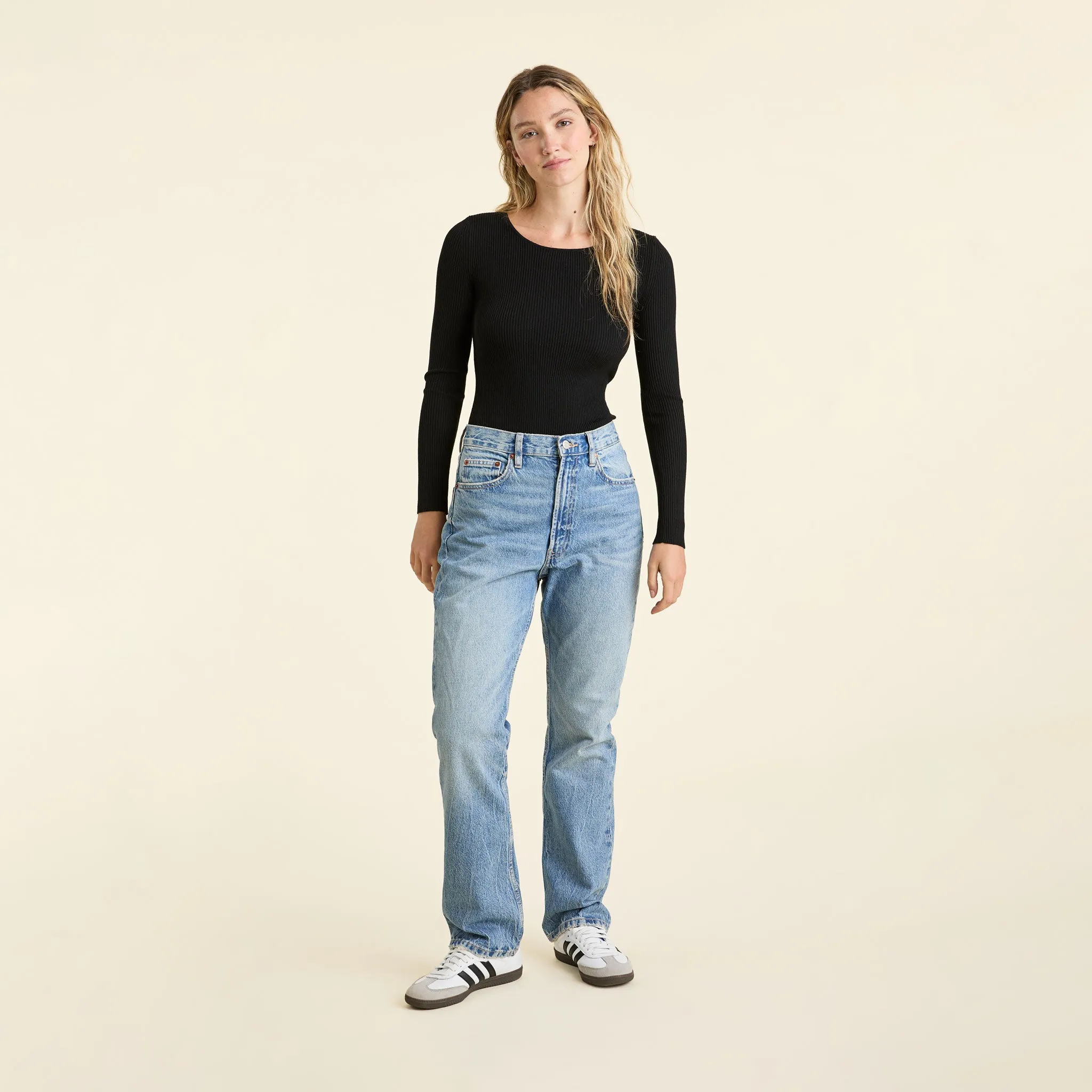 Crewneck Sweater Bodysuit | Black sold by nuuds product image thumbnail 2