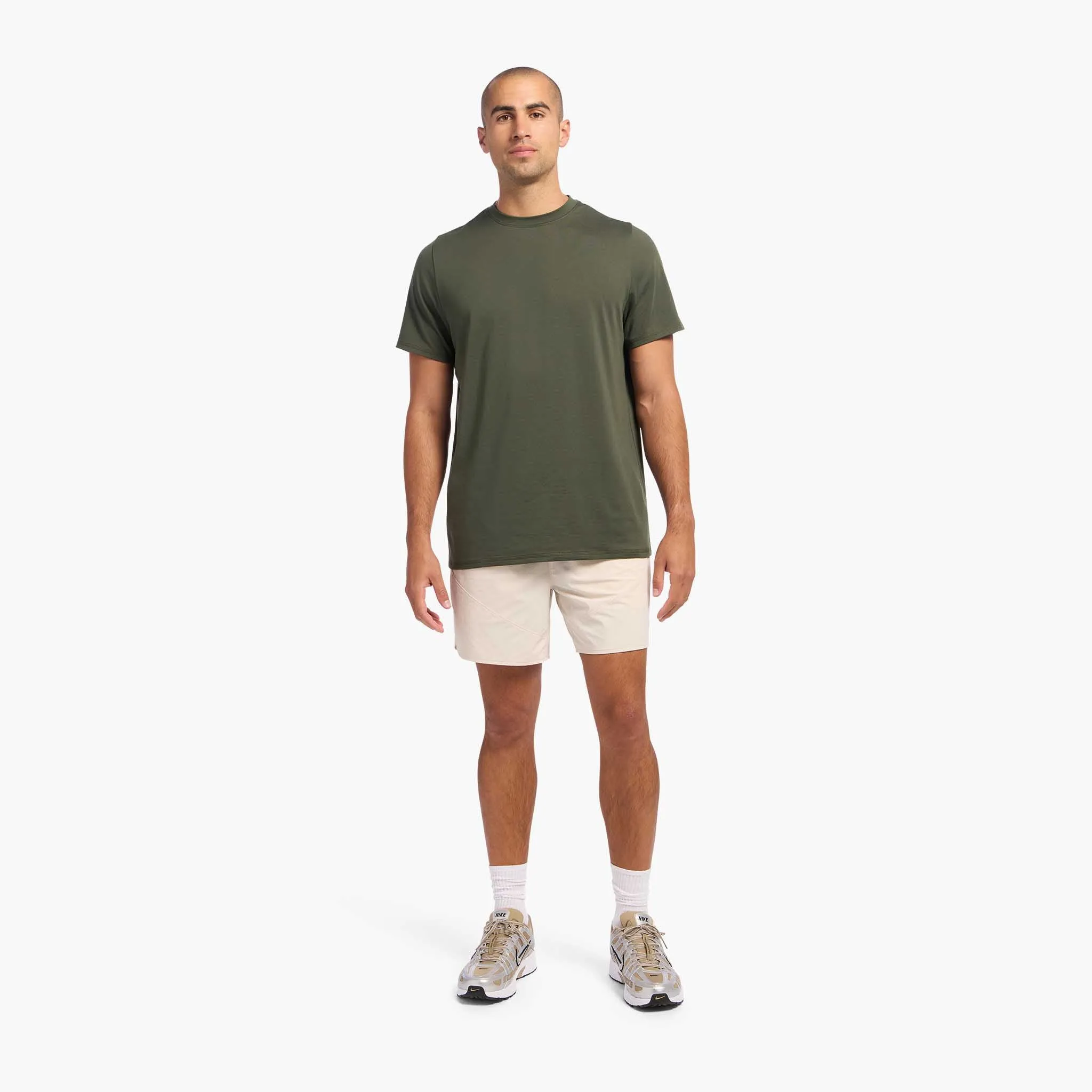 Men's Movement Tee | Olive sold by nuuds product image thumbnail 2