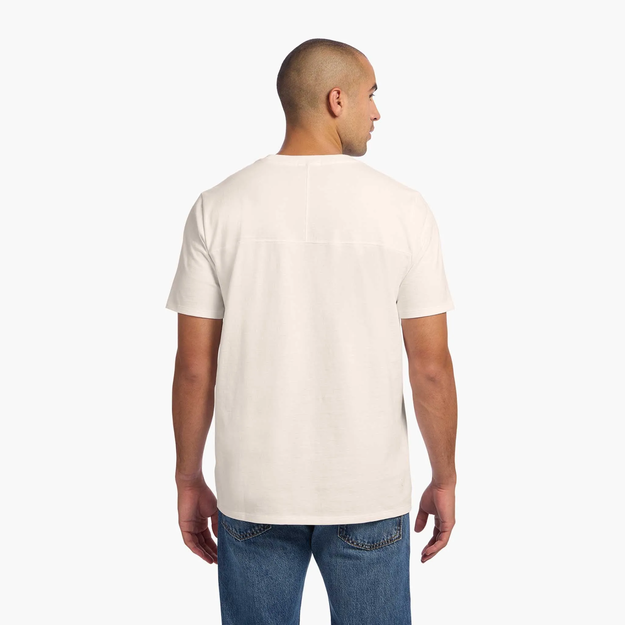 Men's Steady Seamed Tee | Linen sold by nuuds product image thumbnail 4
