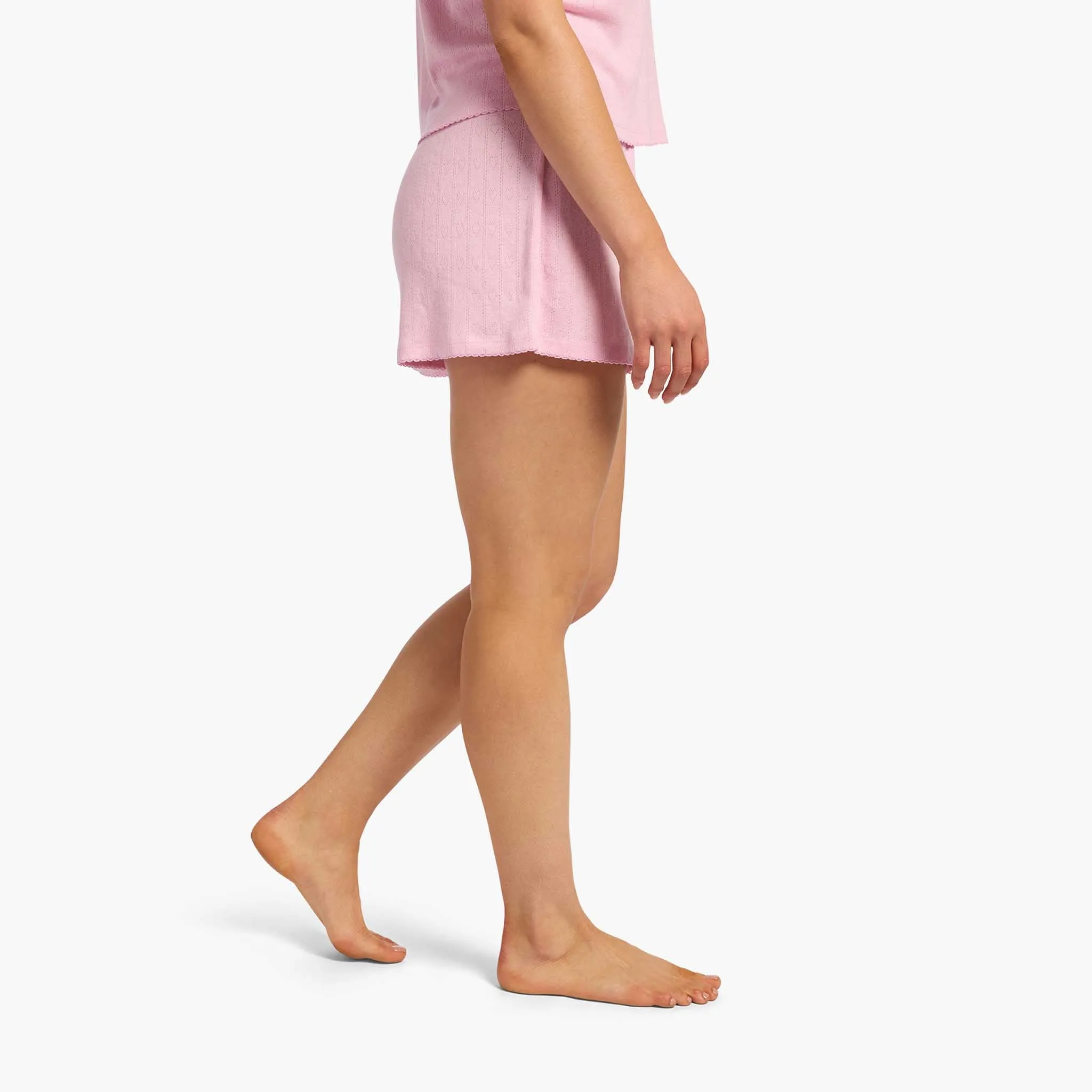 Heart Pointelle Cheeky Short | Bon Bon sold by nuuds product image thumbnail 3