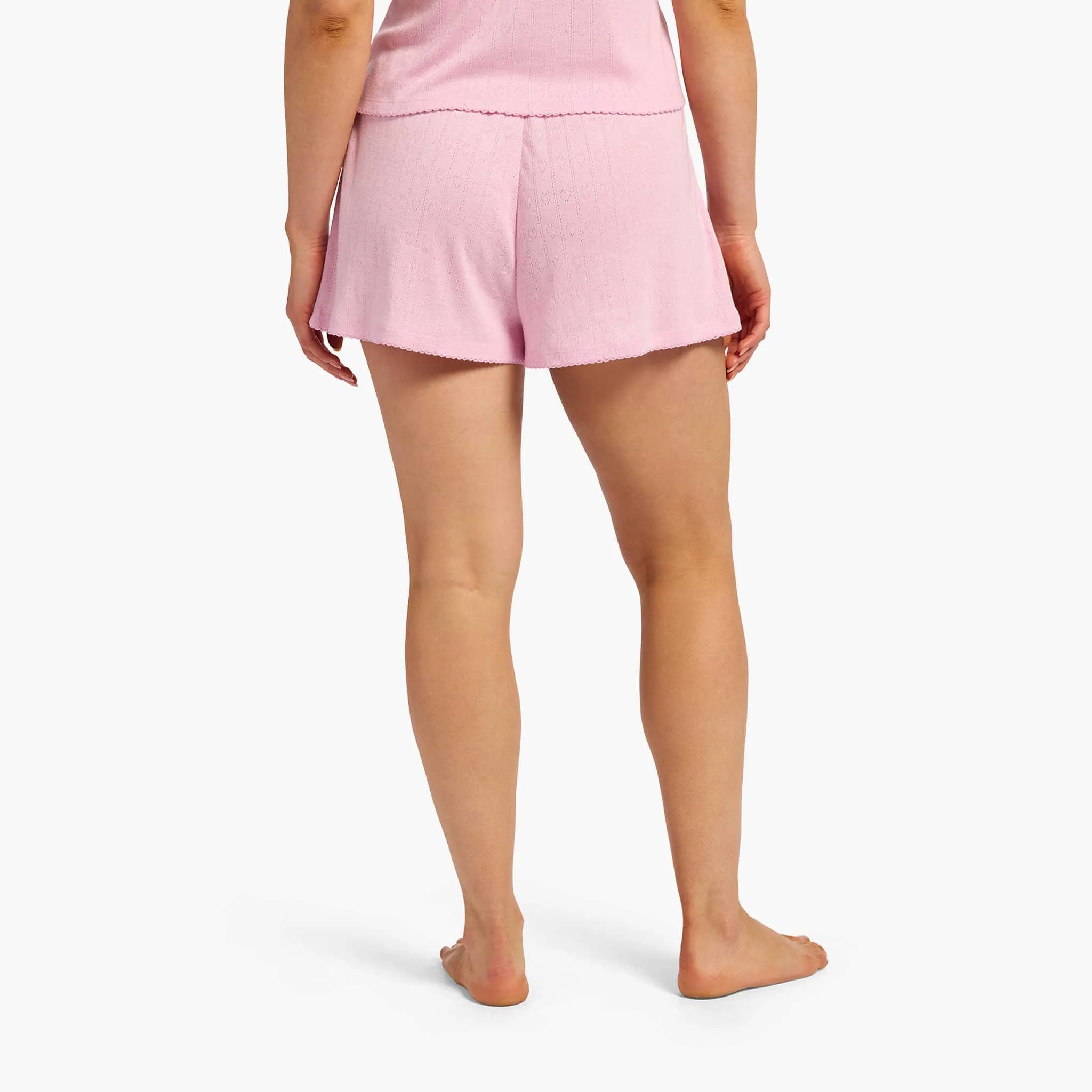 Heart Pointelle Cheeky Short | Bon Bon sold by nuuds product image thumbnail 4