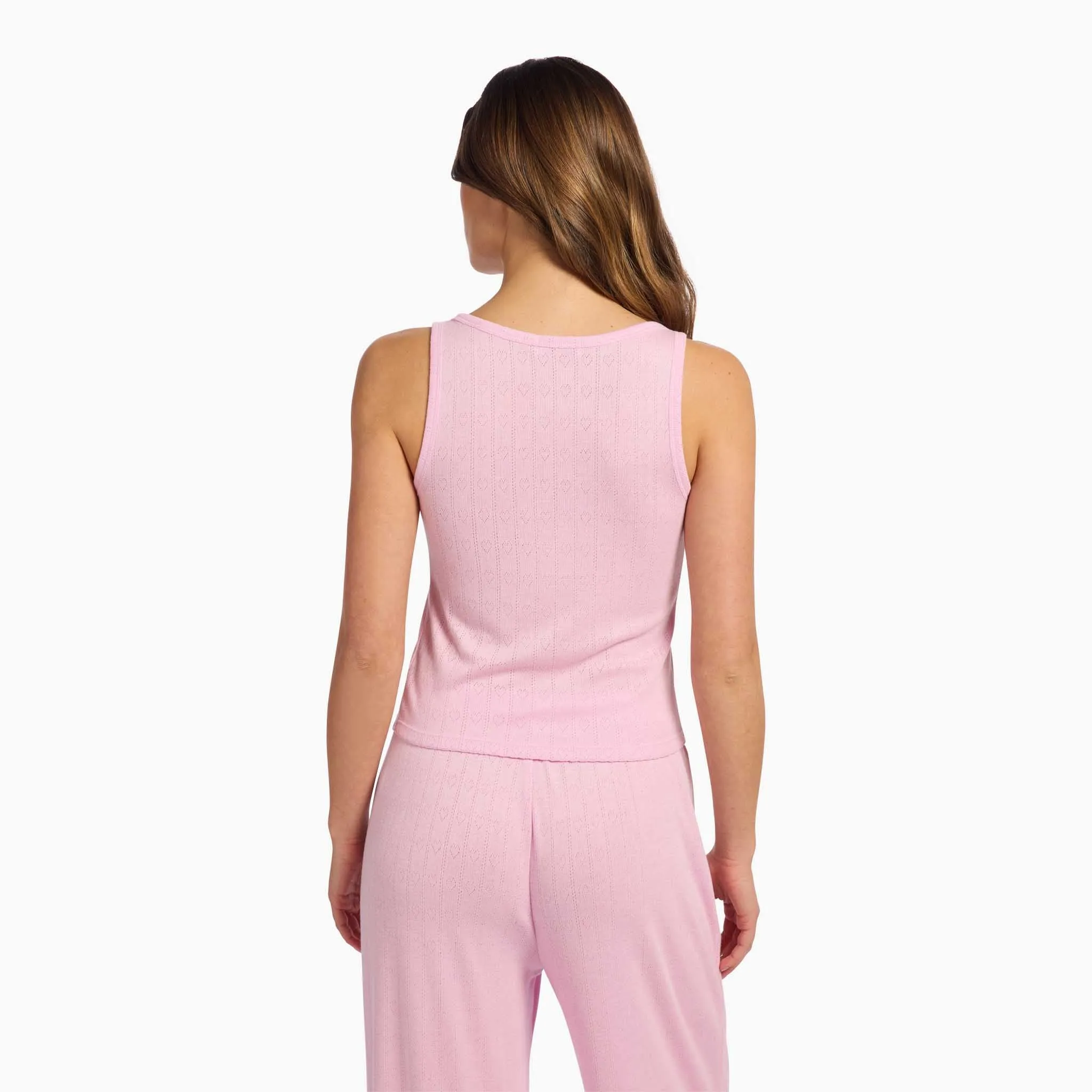 Heart Pointelle Scoop Tank | Bon Bon sold by nuuds product image thumbnail 4