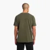 Men's Steady Seamed Tee | Darkest Olive sold by nuuds