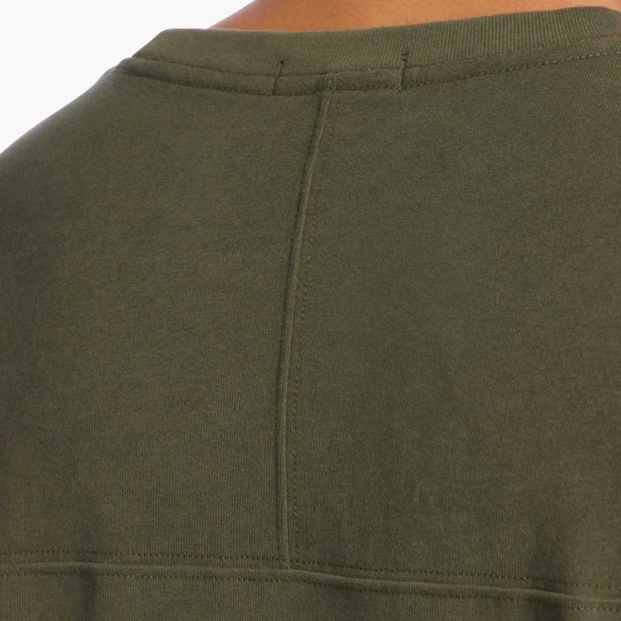 Men's Steady Seamed Tee | Darkest Olive sold by nuuds product image thumbnail 5