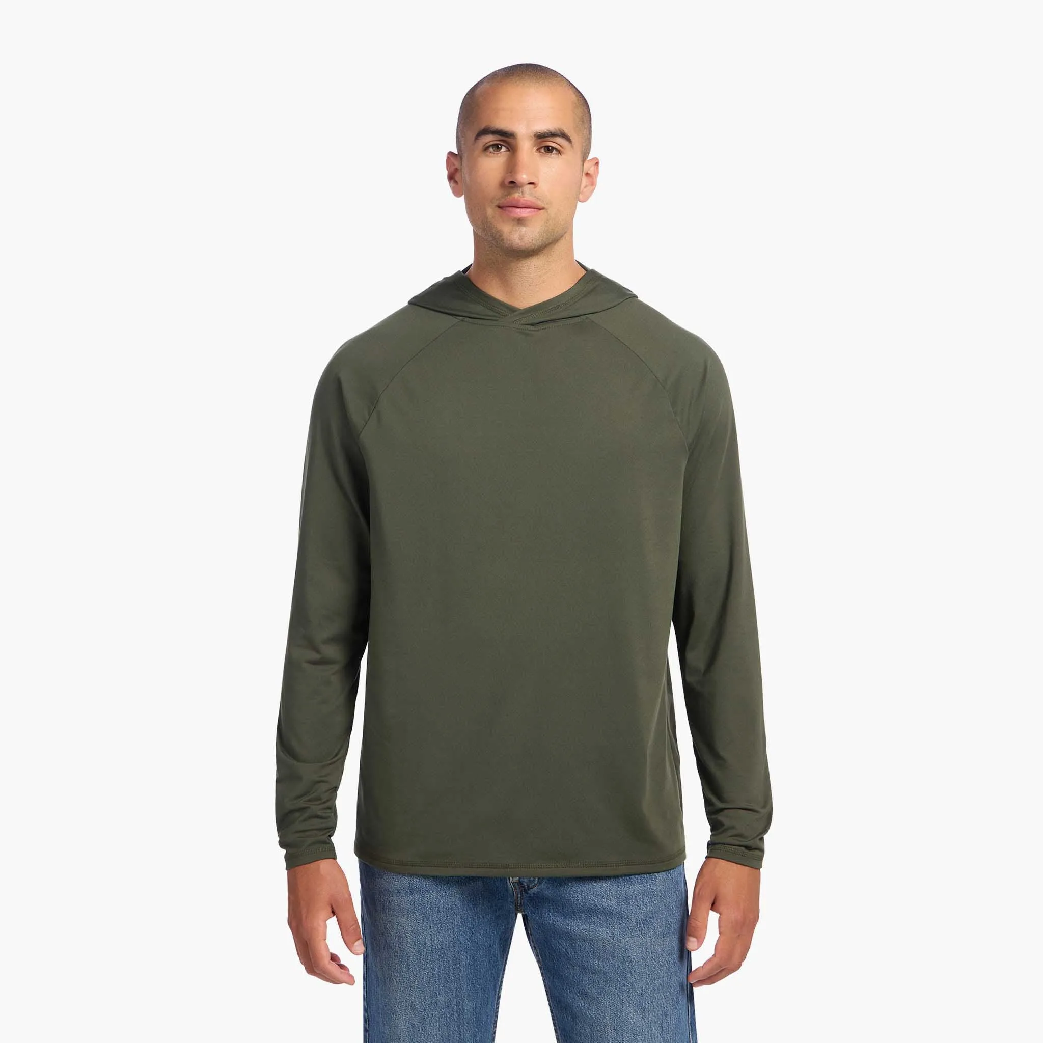 Men's Movement Hoodie | Darkest Olive sold by nuuds