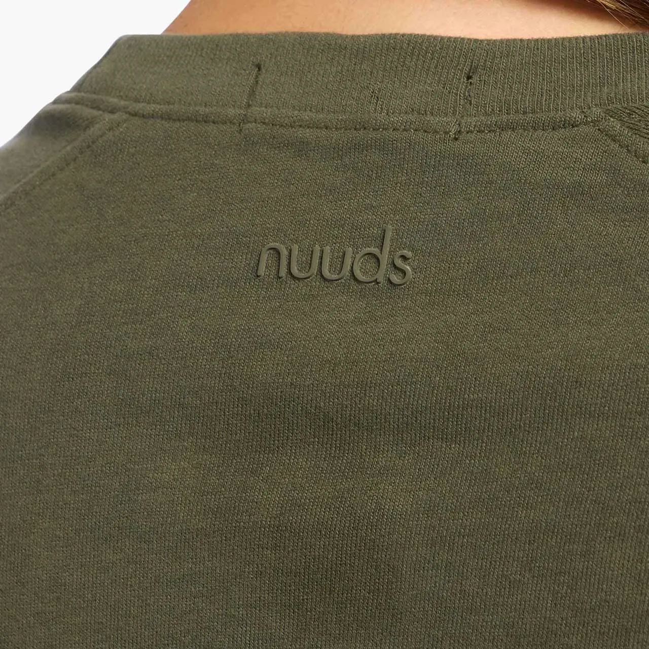 Steady Seamed Tee | Darkest Olive sold by nuuds product image thumbnail 5