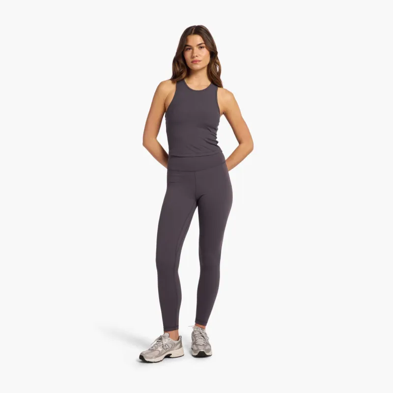 Sporty Rib Racer Tank | Graphite sold by nuuds