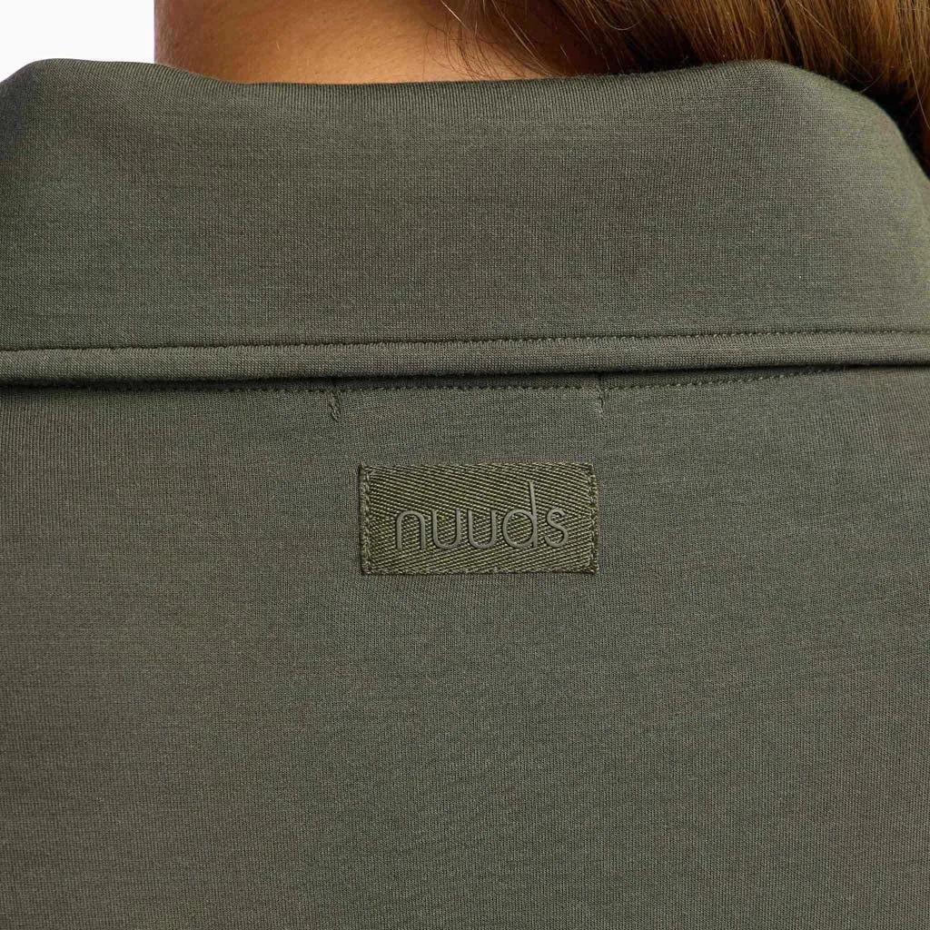 Soft Motion Quarter-Zip | Darkest Olive sold by nuuds product image thumbnail 5