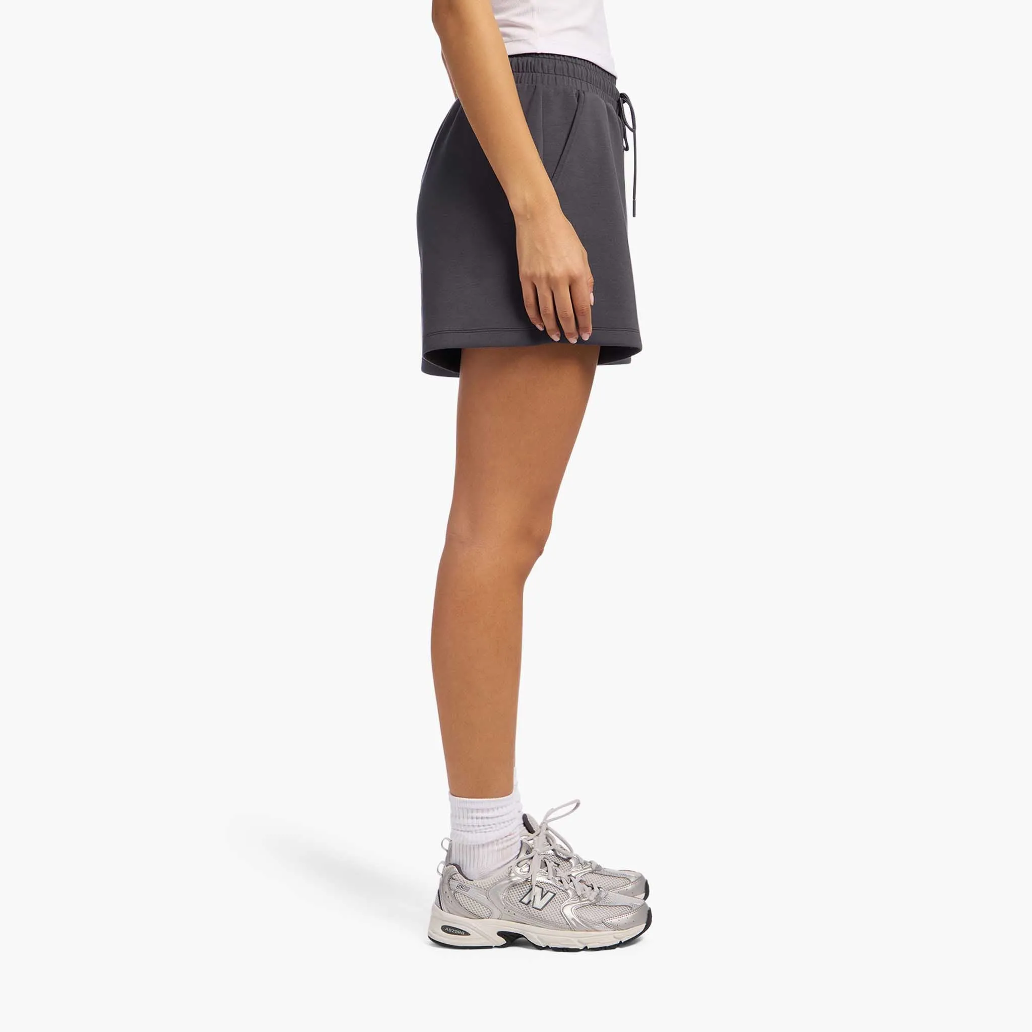 Soft Motion High-Rise Short | Graphite sold by nuuds product image thumbnail 3