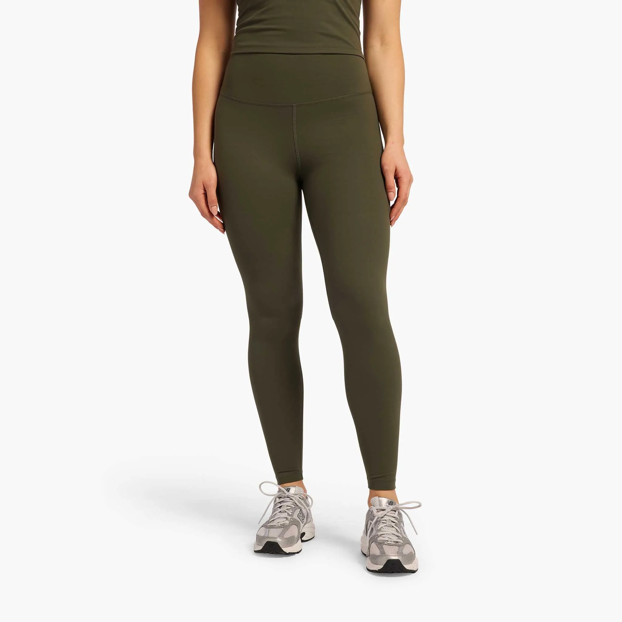 High-Waist Elevate Legging | Darkest Olive sold by nuuds