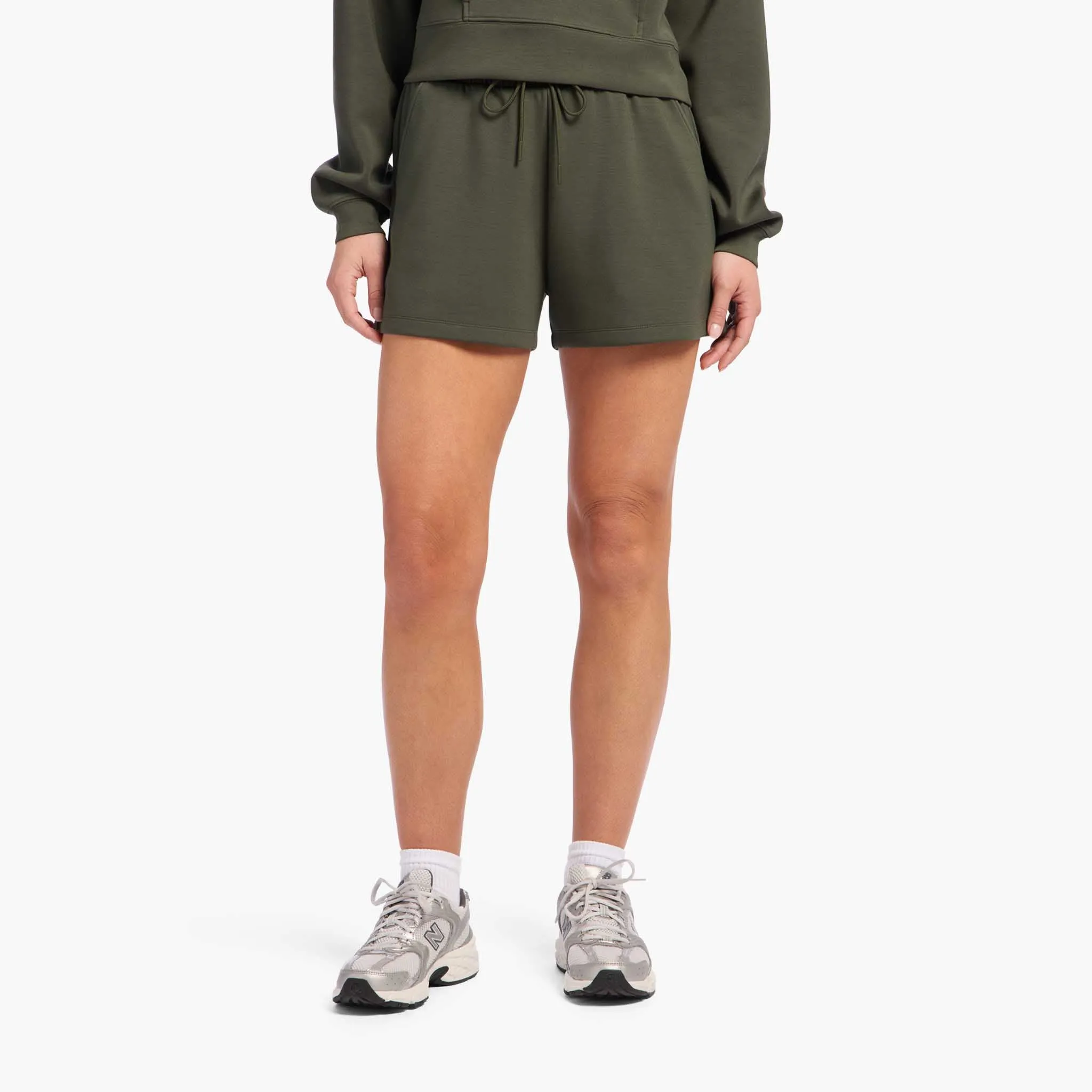 Soft Motion High-Rise Short | Darkest Olive sold by nuuds product image thumbnail 2