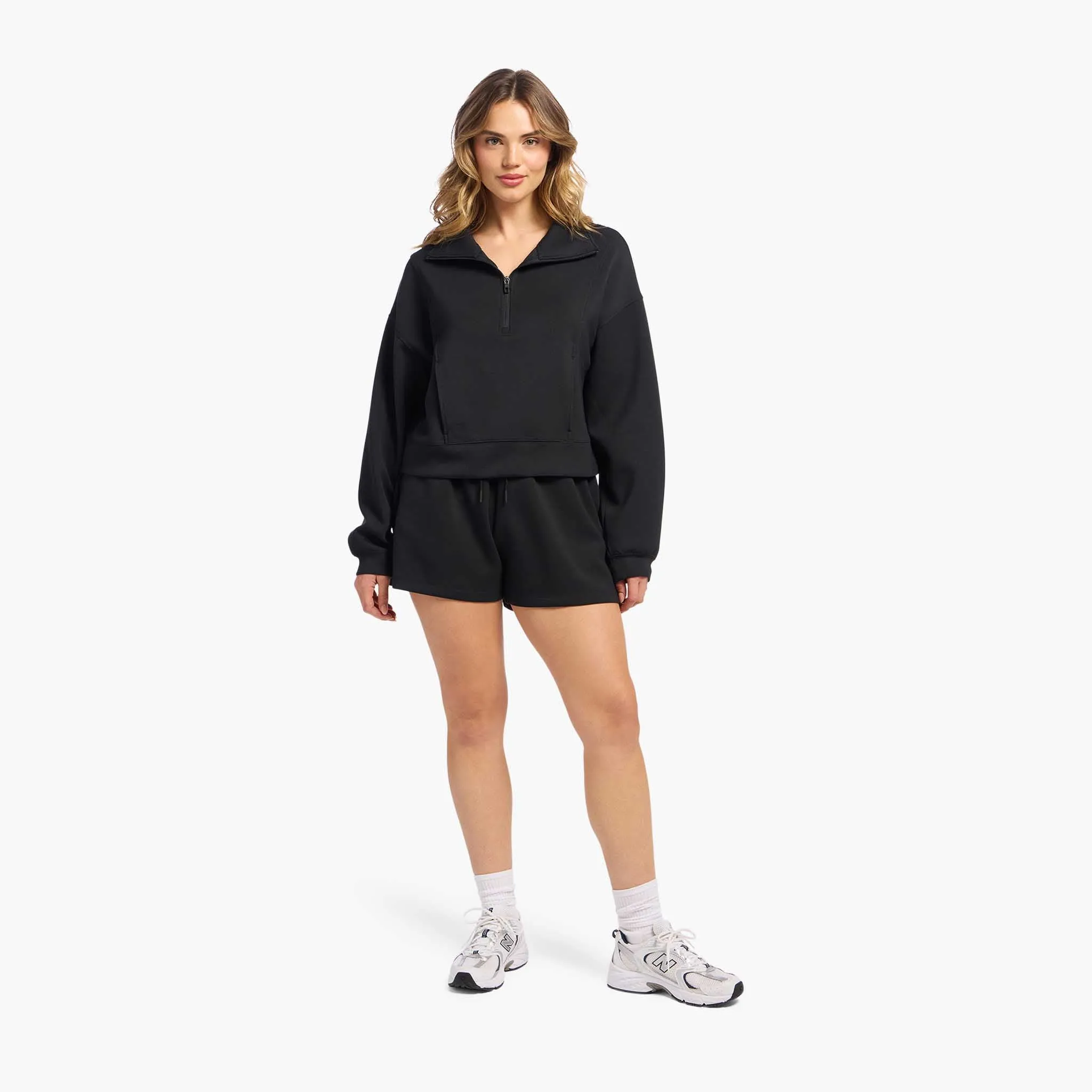 Soft Motion Quarter-Zip | Black sold by nuuds product image thumbnail 2