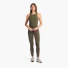 Sporty Rib Racer Tank | Darkest Olive sold by nuuds