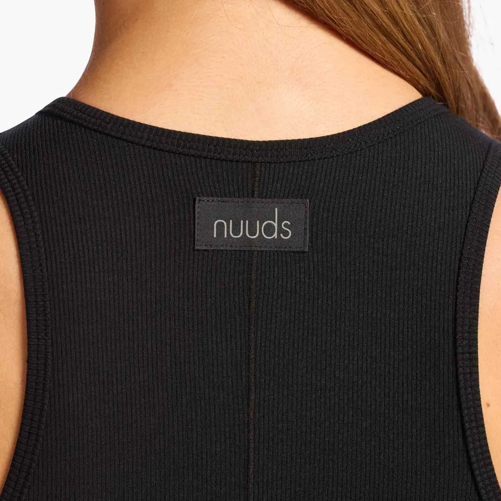 Sporty Rib Racer Tank | Black sold by nuuds product image thumbnail 5