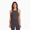 Sporty Rib Racer Tank | Graphite sold by nuuds