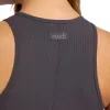 Sporty Rib Racer Tank | Graphite sold by nuuds