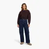 Vintage Fleece Cinch Waist Sweatshirt | Eggplant sold by nuuds
