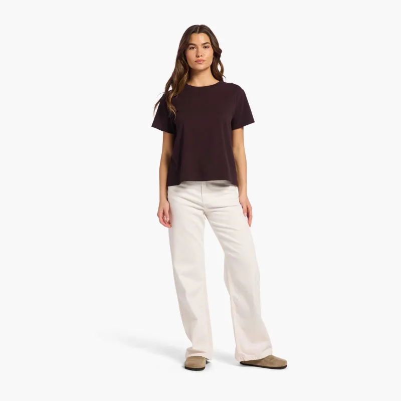 Vintage Cotton Everyday T-Shirt | Eggplant sold by nuuds