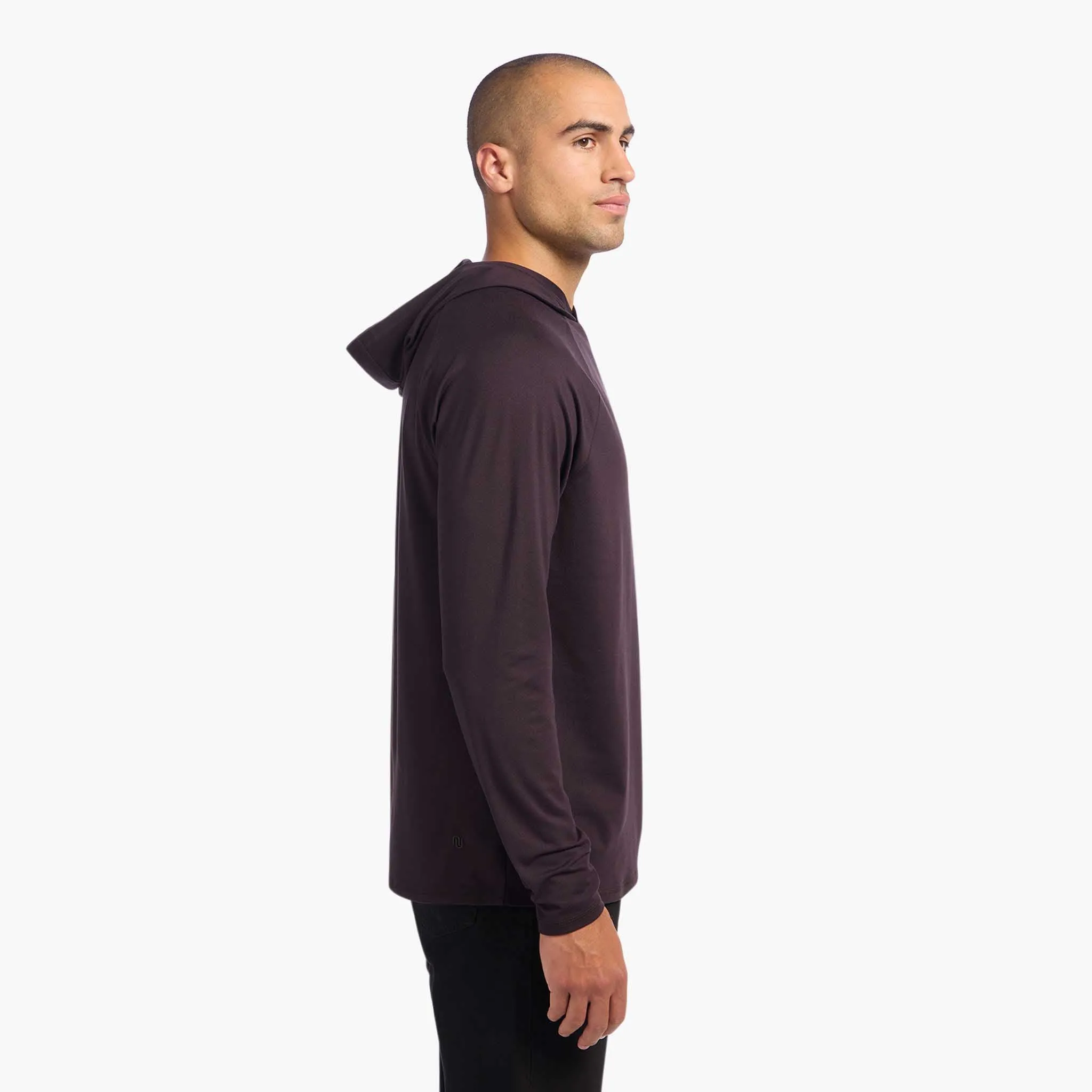 Men's Movement Hoodie | Eggplant sold by nuuds product image thumbnail 3