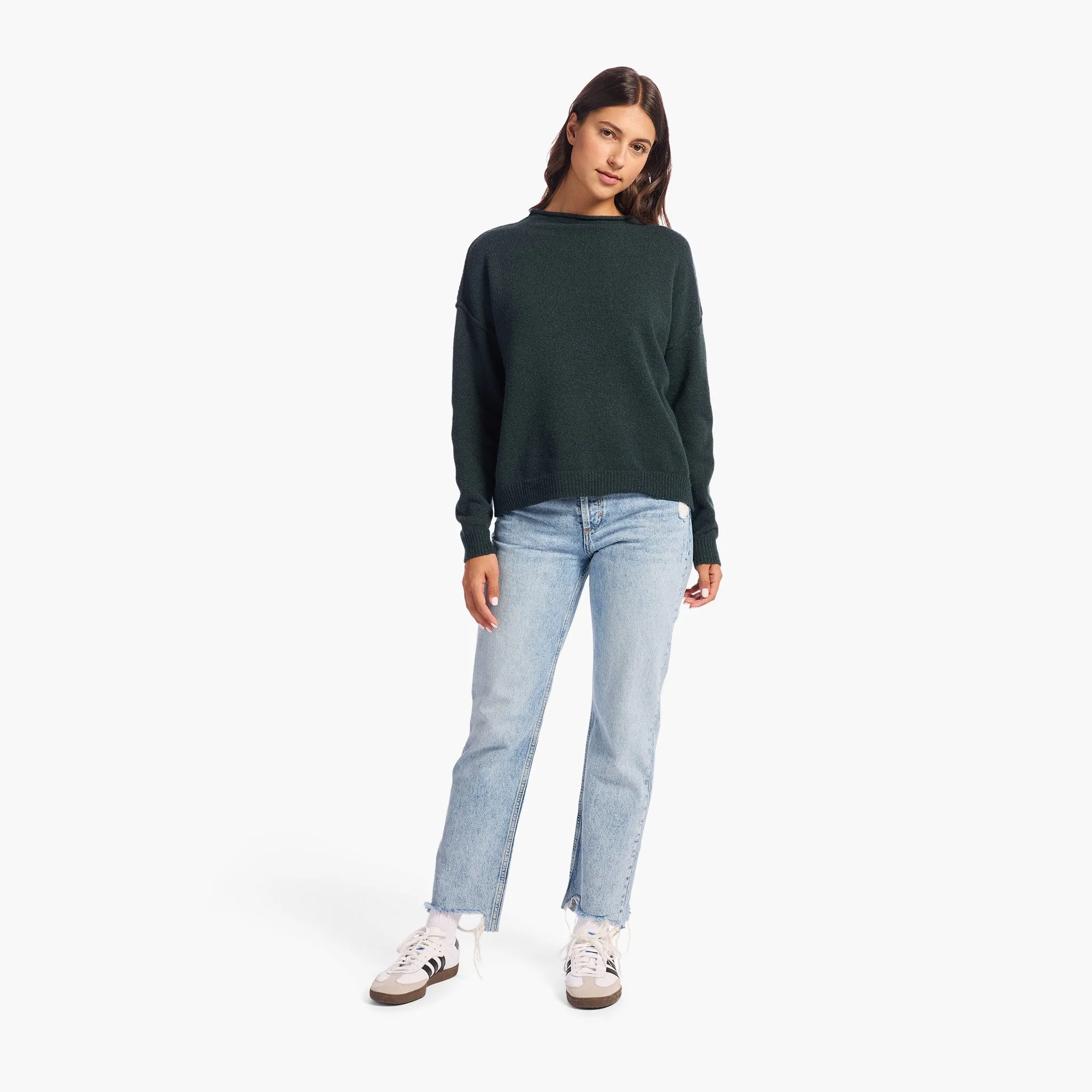 Cozy Knit Mock Neck Sweater | Alpine sold by nuuds product image thumbnail 2