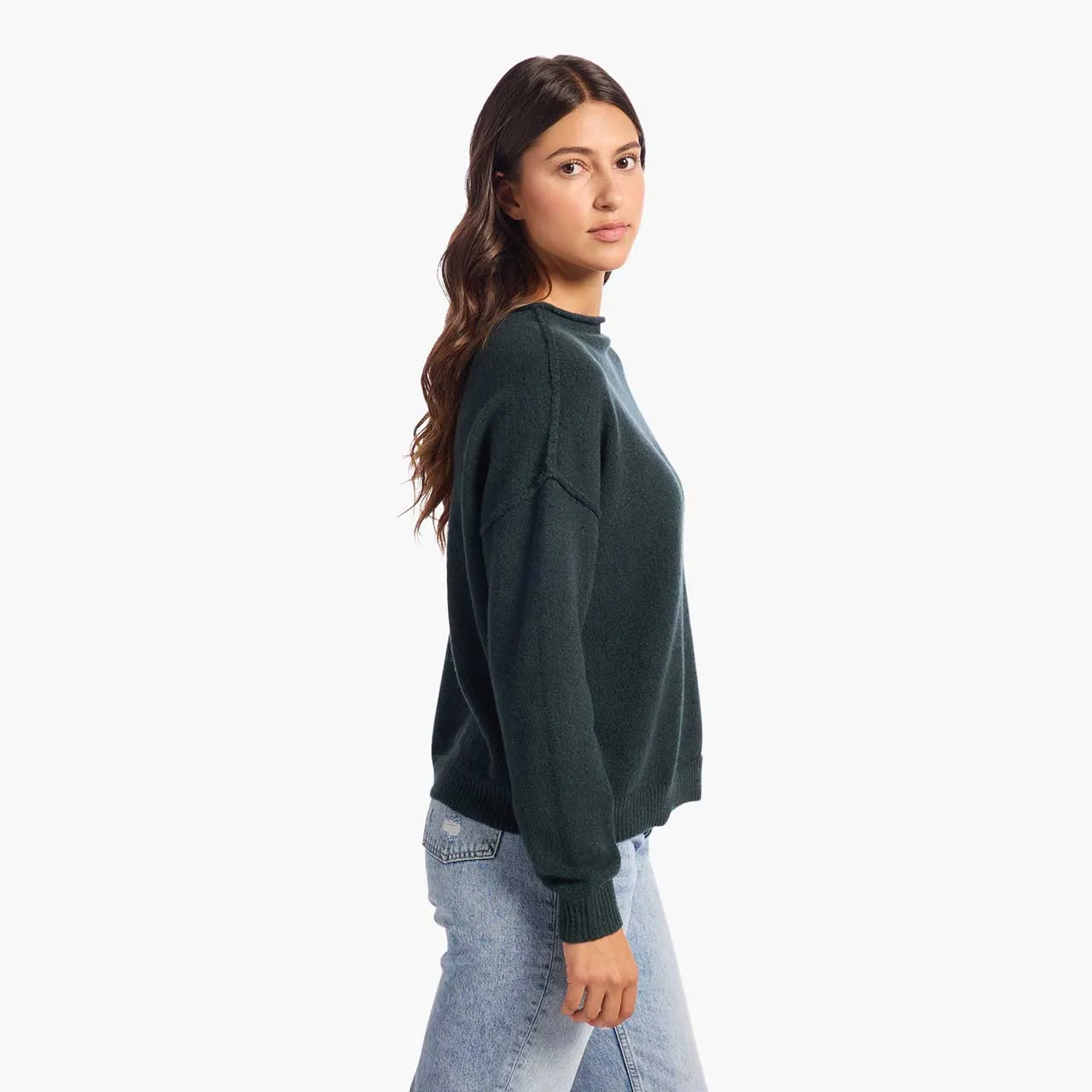Cozy Knit Mock Neck Sweater | Alpine sold by nuuds product image thumbnail 3