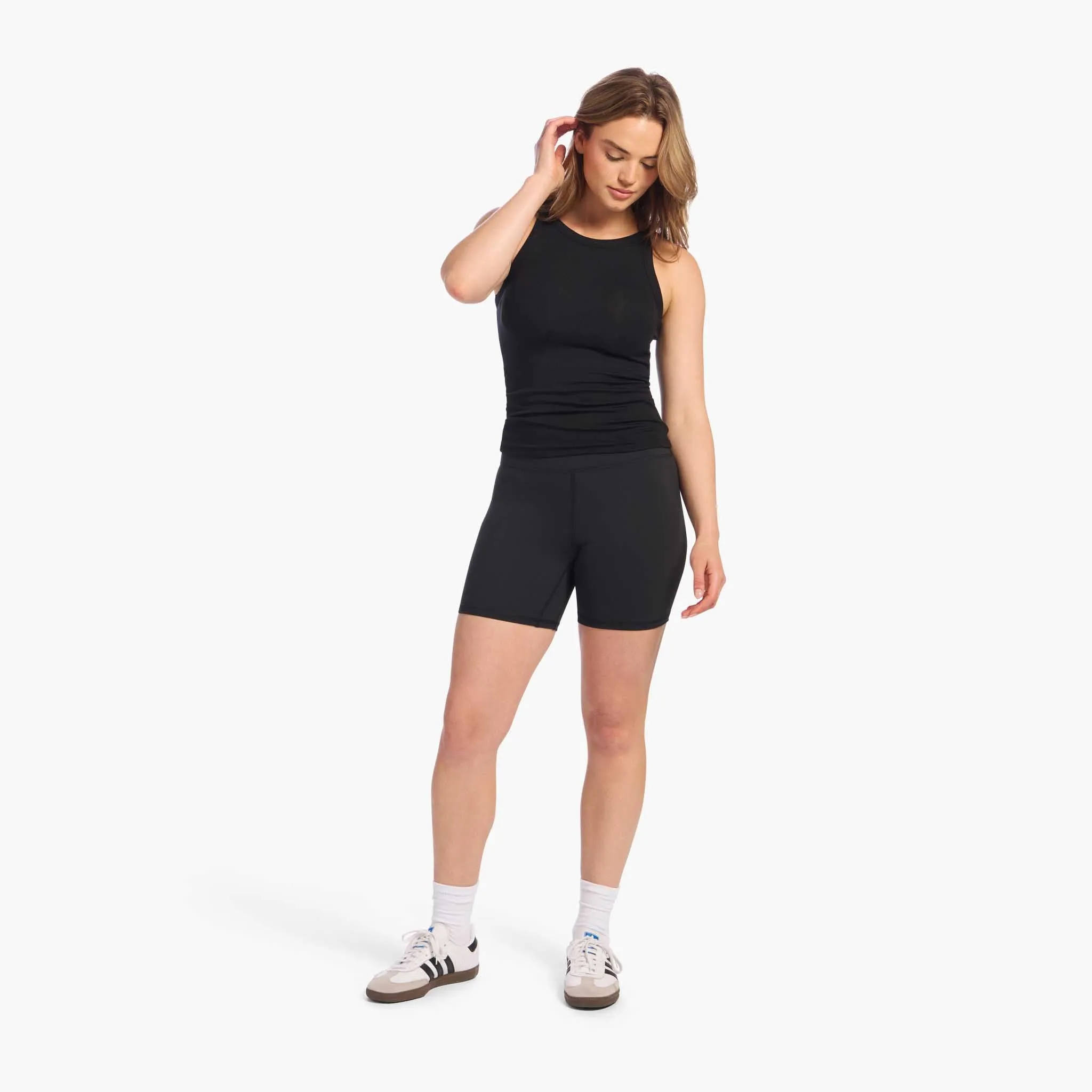 High-Waist Elevate Biker Short sold by nuuds