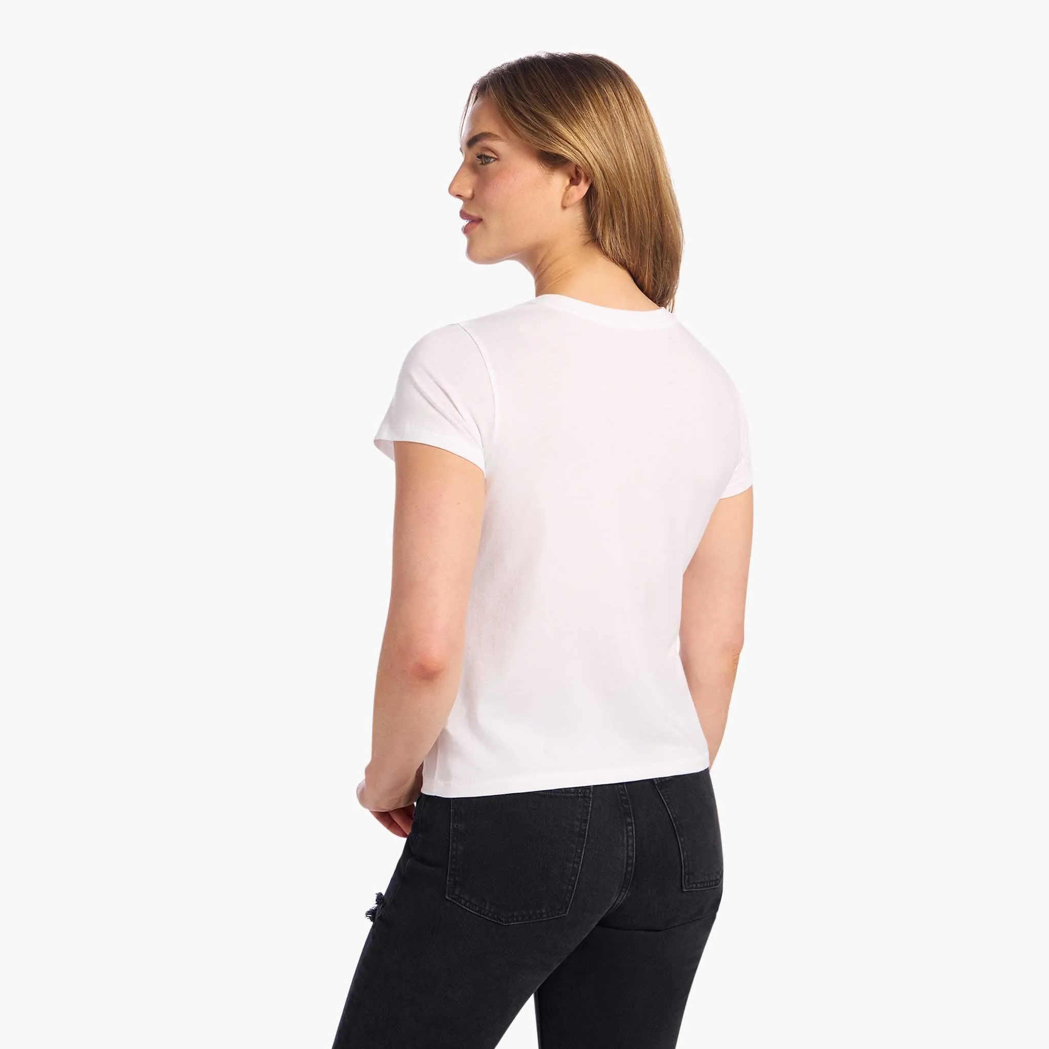 Perfect Tee | White sold by nuuds product image thumbnail 4