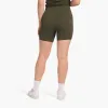 High-Waist Elevate Biker Short | Darkest Olive sold by nuuds