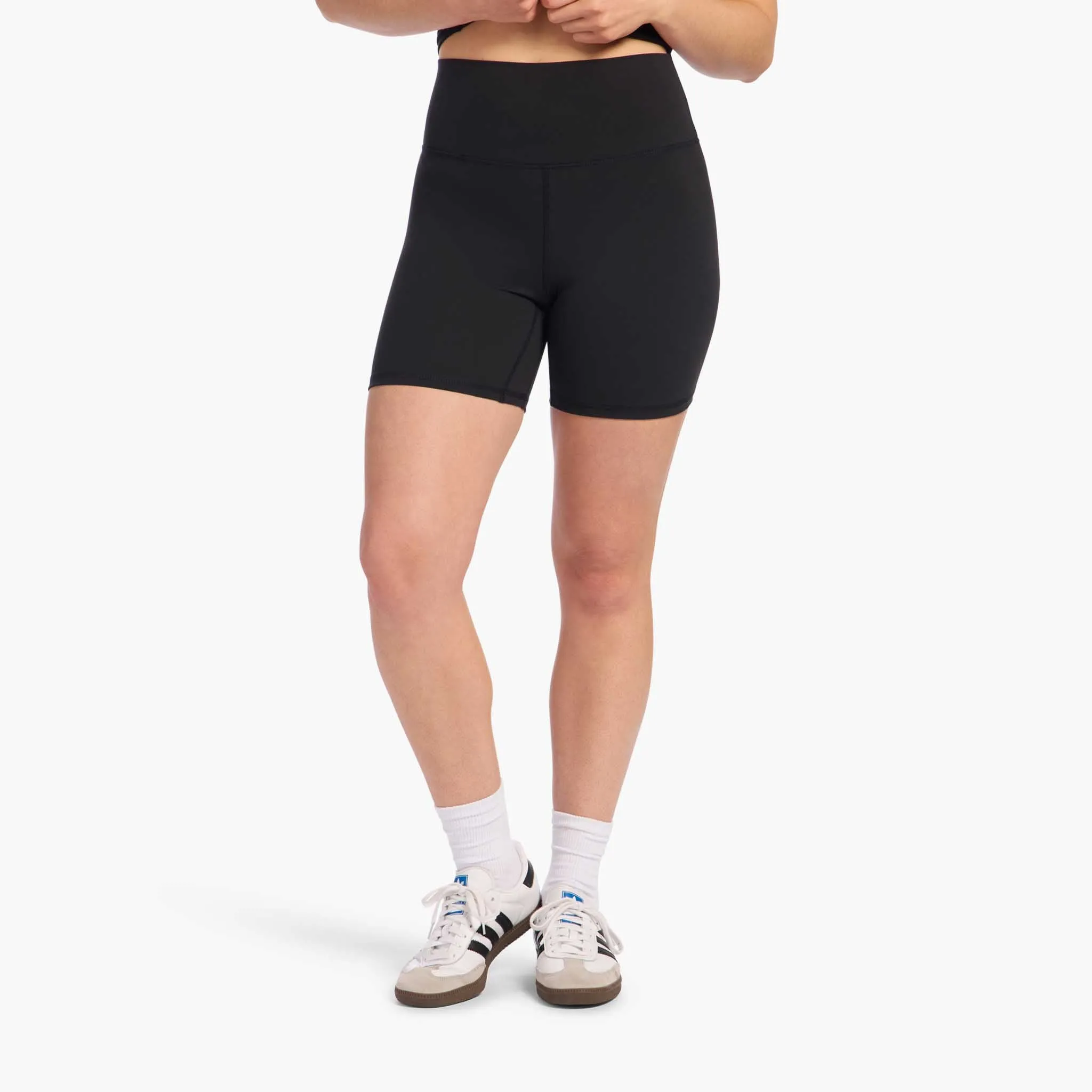 High-Waist Elevate Biker Short | Black sold by nuuds product image thumbnail 2
