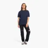 Soft Cotton Oversized Tee | Navy sold by nuuds