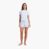 Ribbed Pajama Short Set | Cloud sold by nuuds