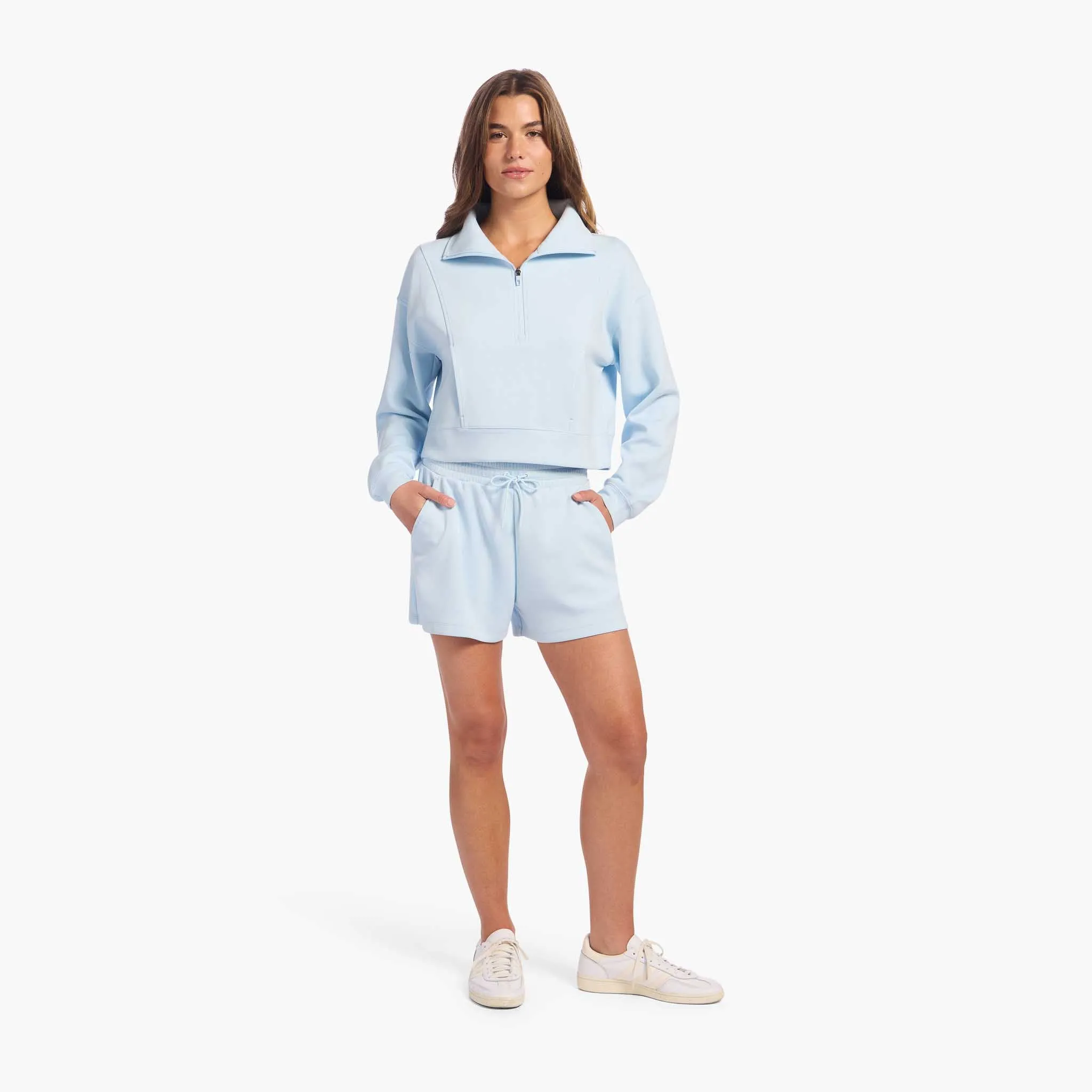 Soft Motion Quarter-Zip | Cloud sold by nuuds product image thumbnail 2