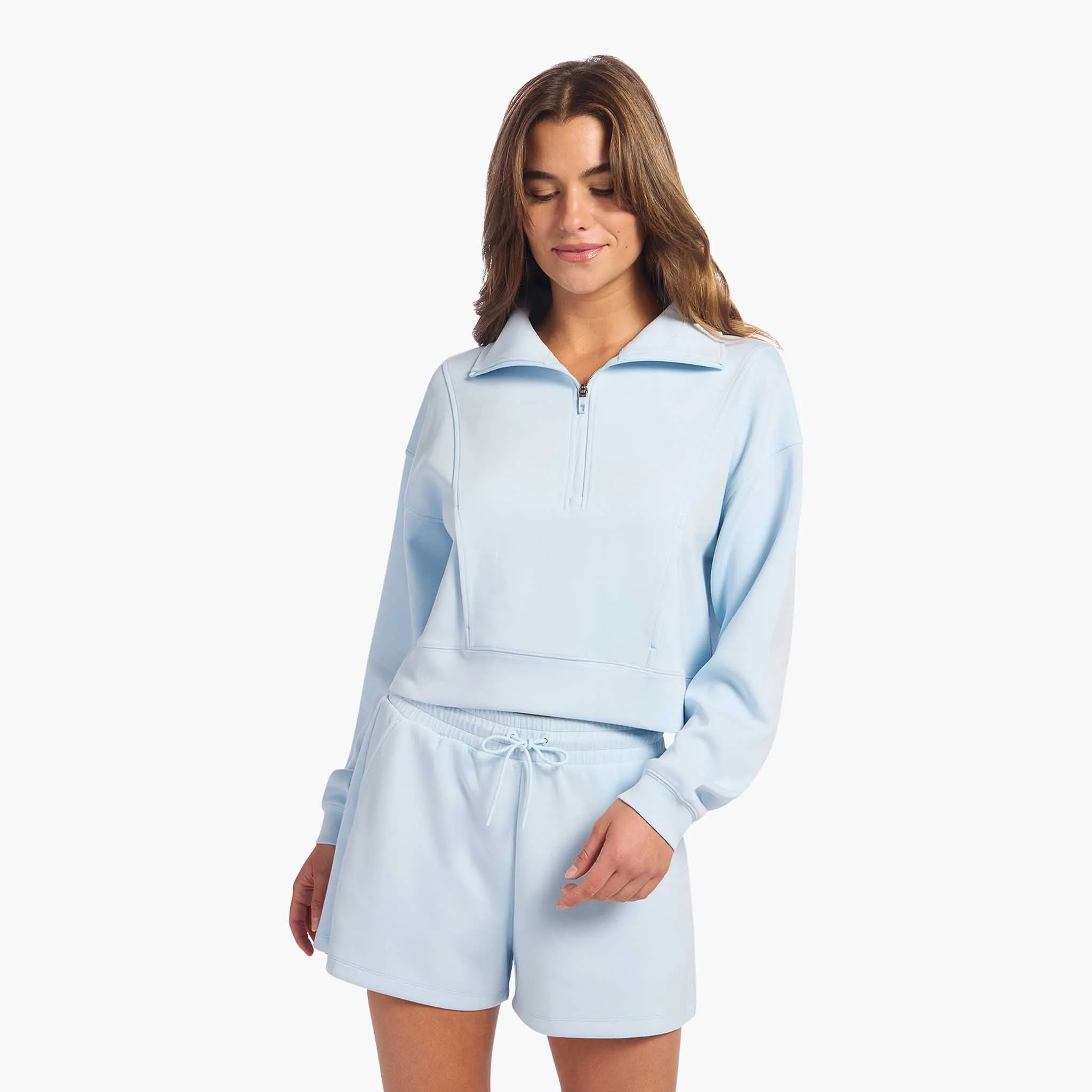 Soft Motion Quarter-Zip | Cloud sold by nuuds
