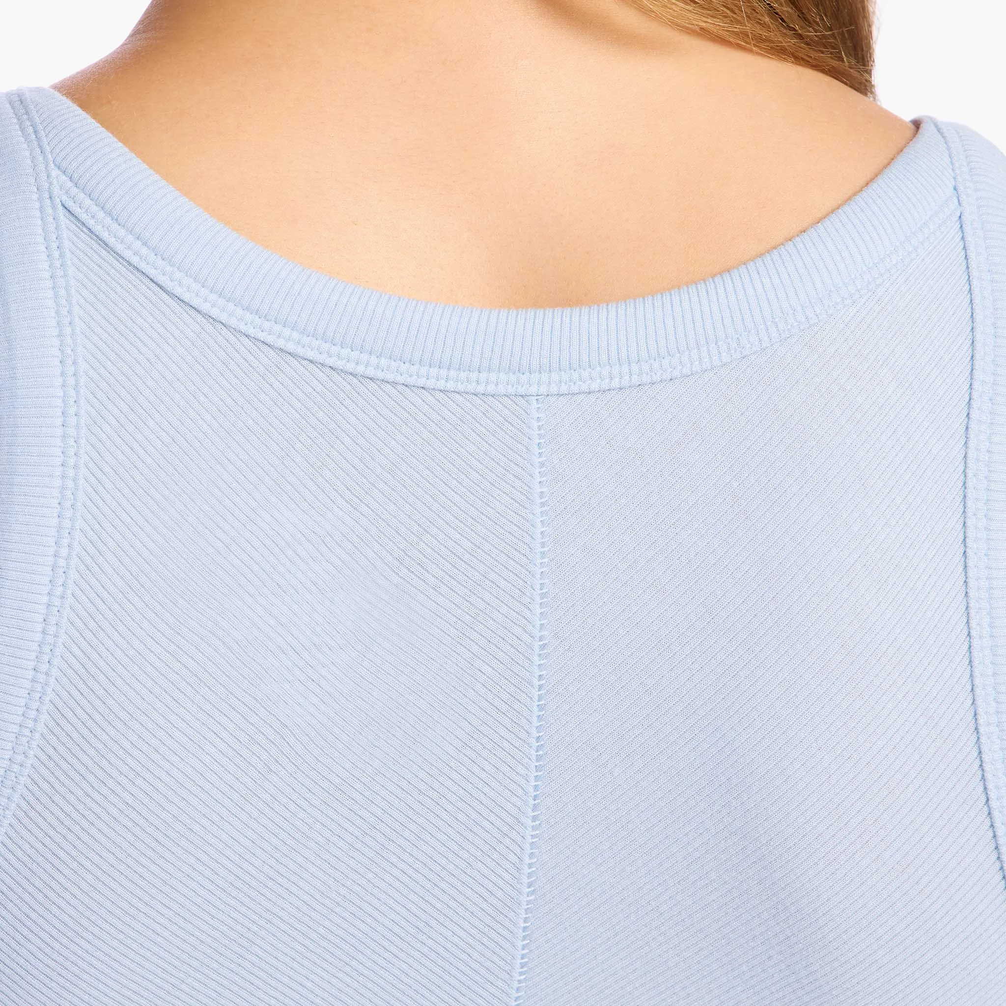 Slinky Rib Racer Tank | Cloud sold by nuuds product image thumbnail 5