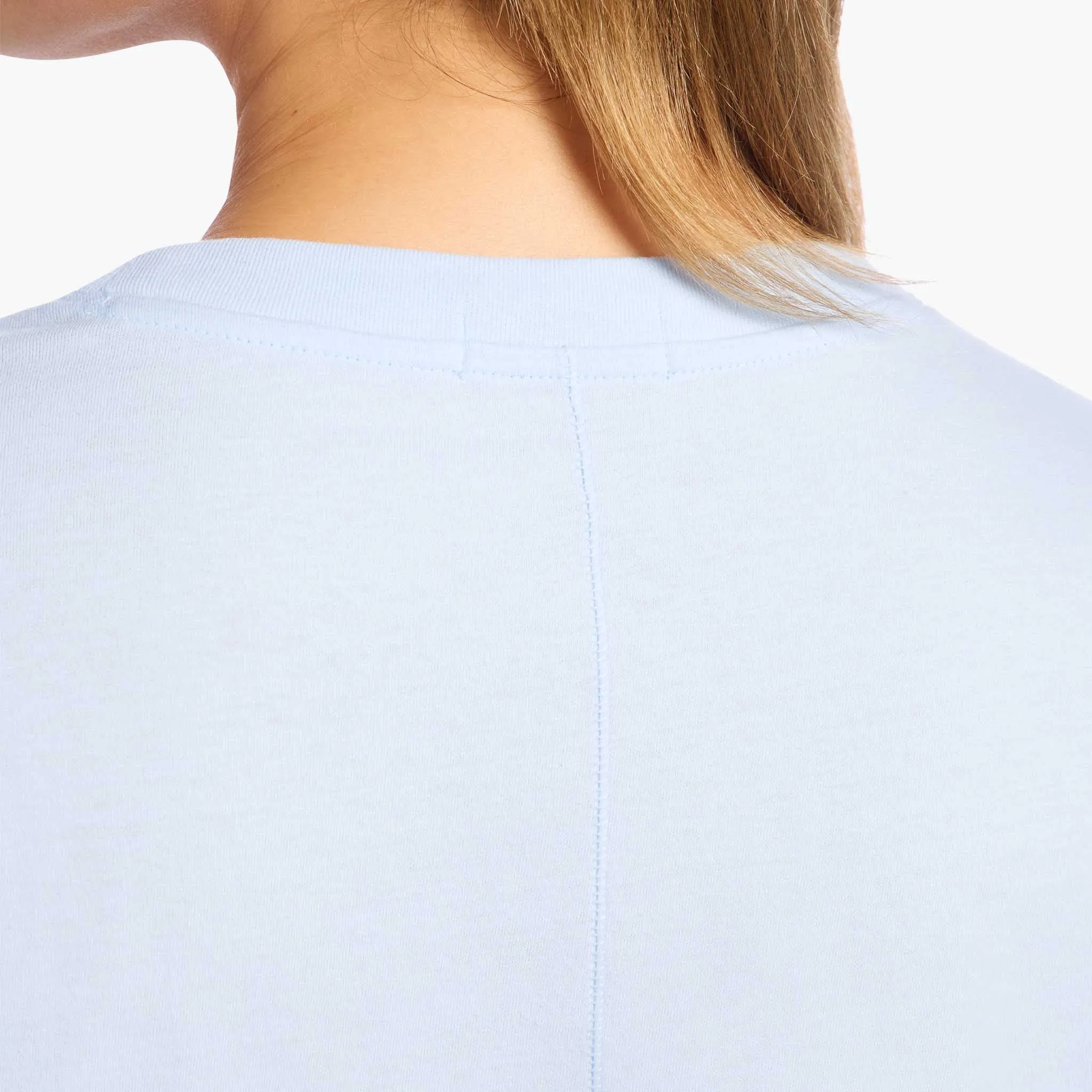 Soft Cotton V-Neck Muscle Tee | Cloud sold by nuuds product image thumbnail 5