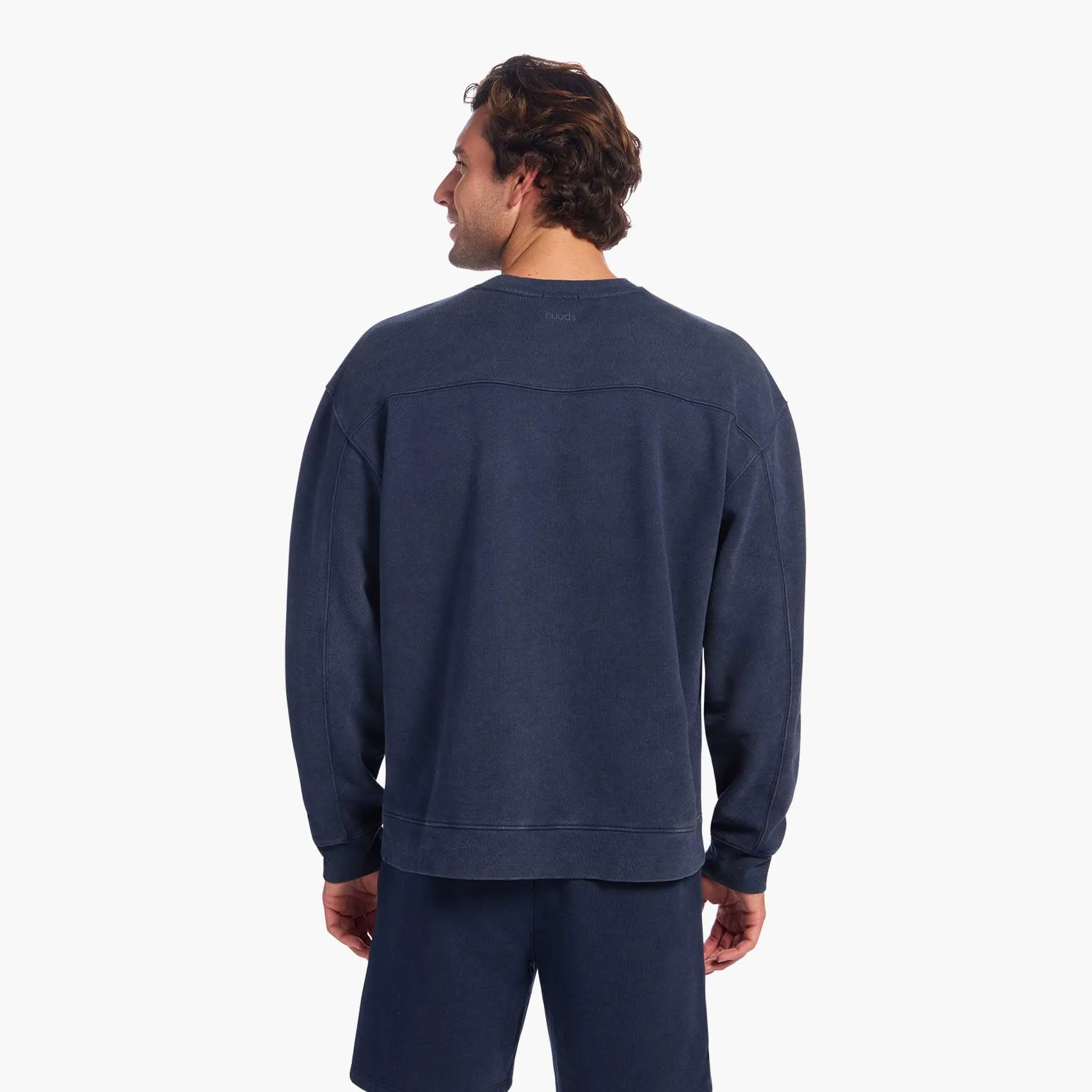 Vintage Fleece Men's Crewneck | Washed Navy sold by nuuds product image thumbnail 4
